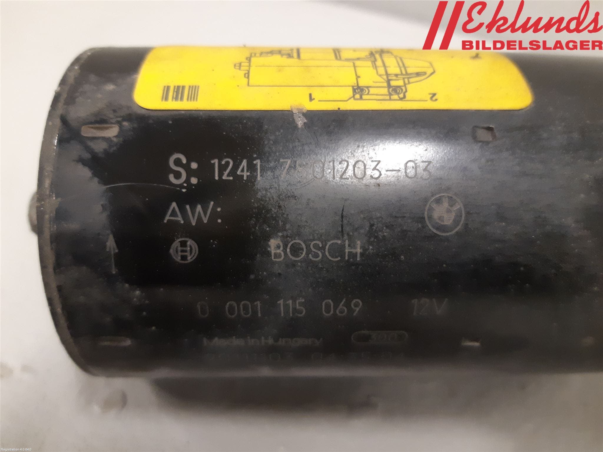 BMW 3 E90/91 SED/TOU 05-12 Startmotor Diesel