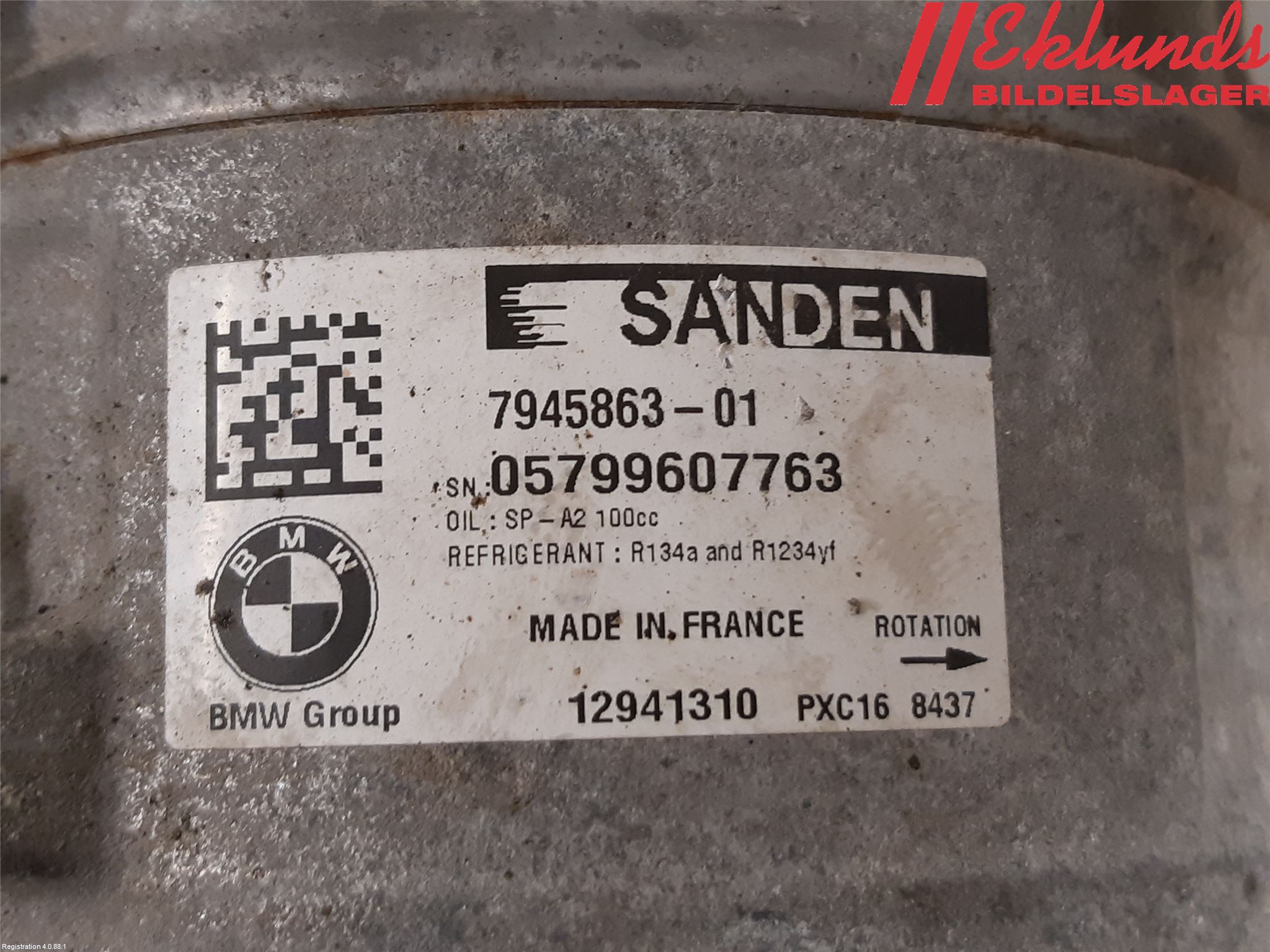 BMW 5 G30/G31/F90 17-23 Ac Kompressor