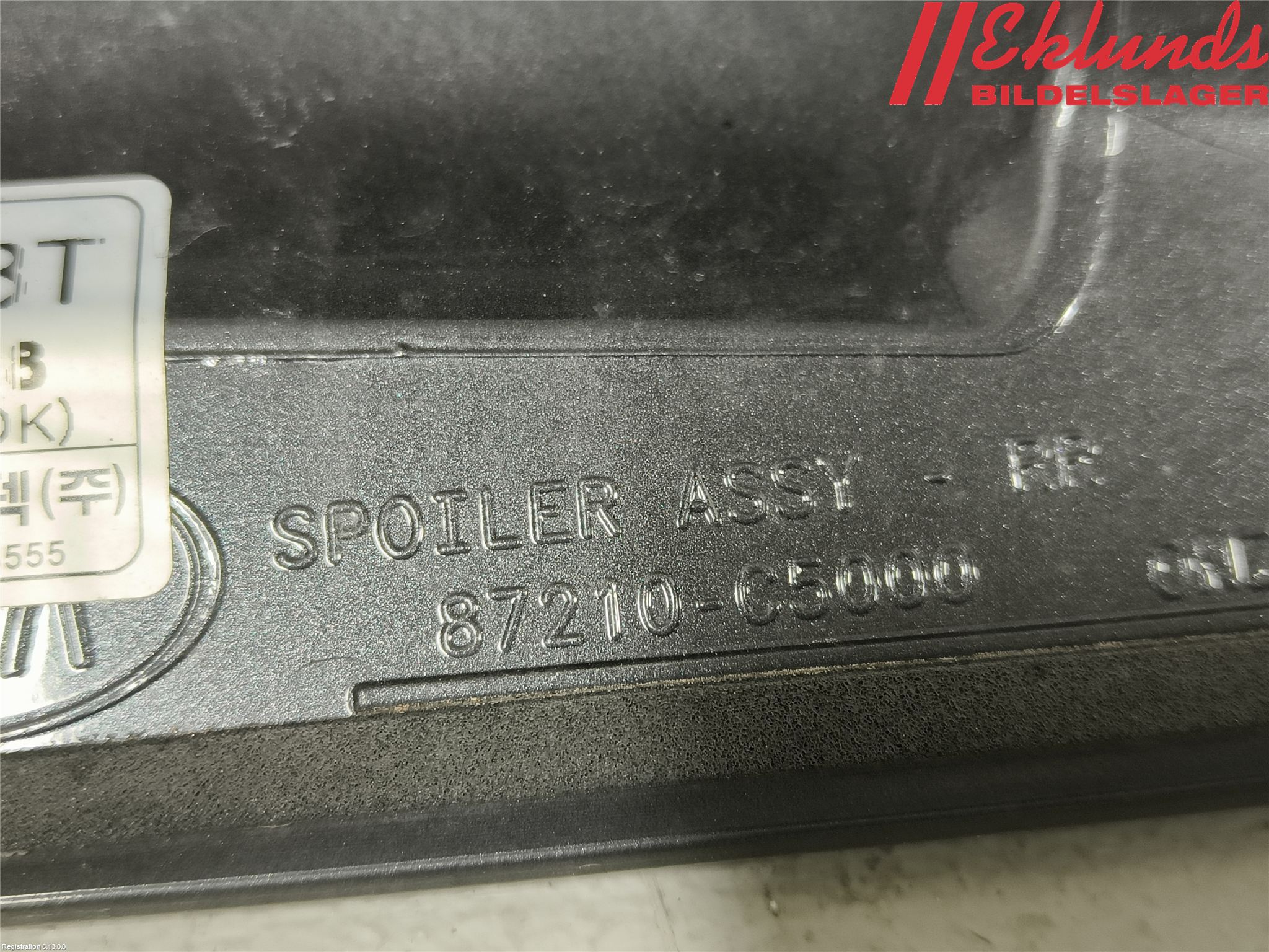 Kia SORENTO 15-20 Spoiler Baklucka