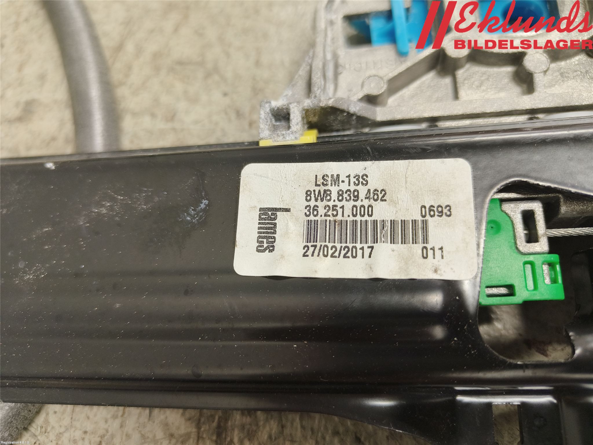 Audi A5 17- Fönsterhiss El Kompl