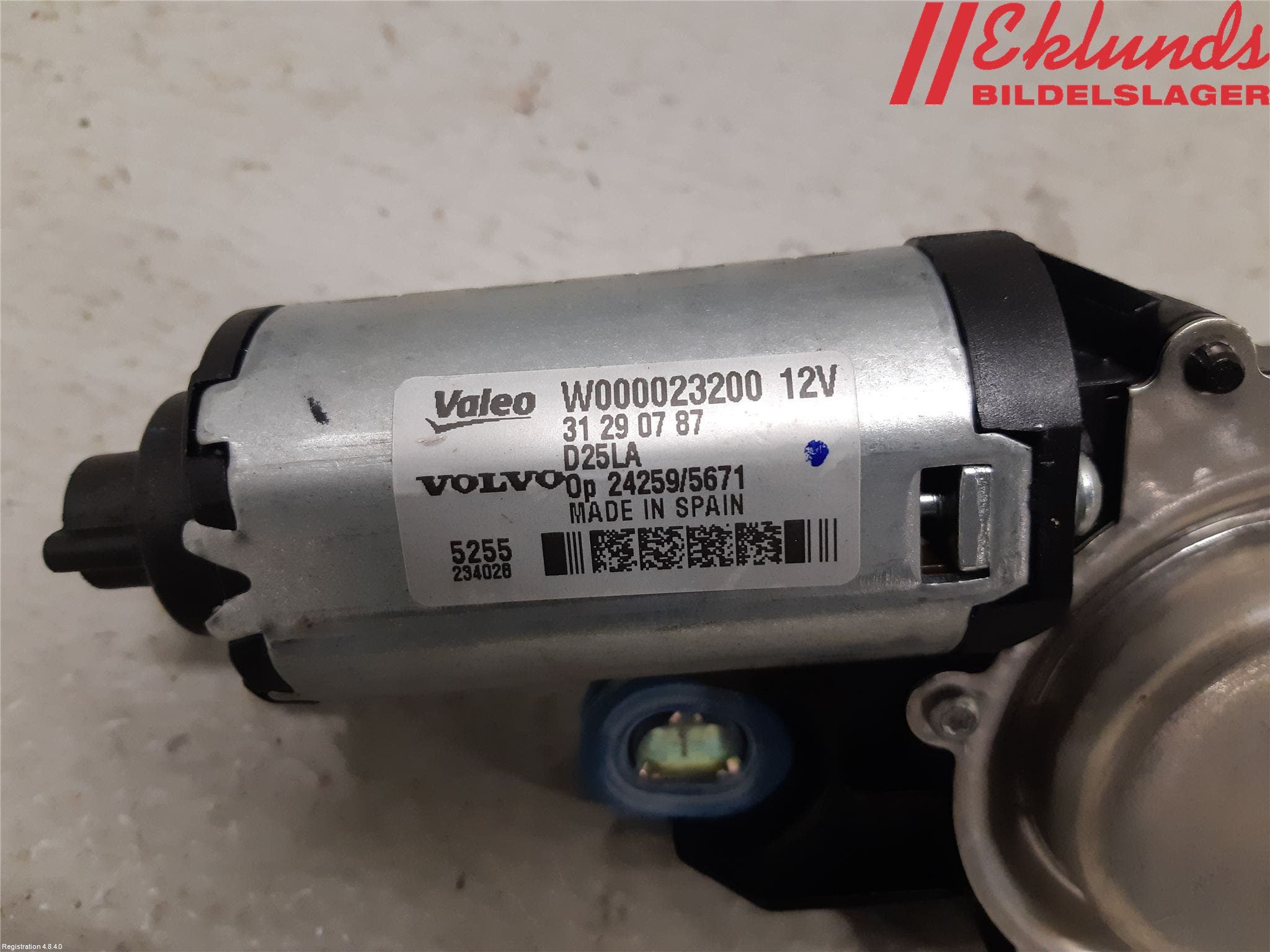 Volvo V70 14-16 Torkarmotor Baklucka
