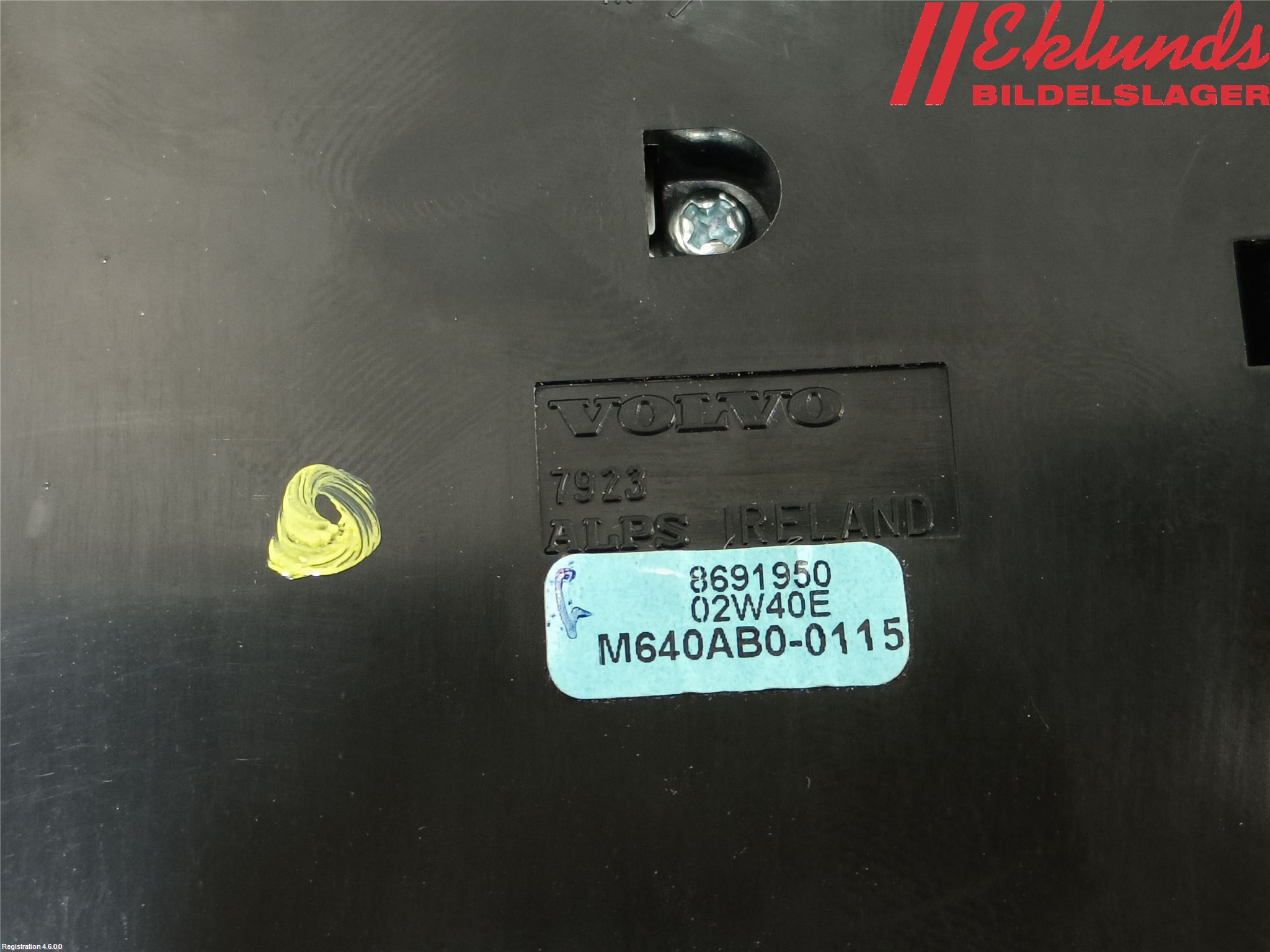 Volvo V70 00-04 Ac Styrenhet Ac Manöveren