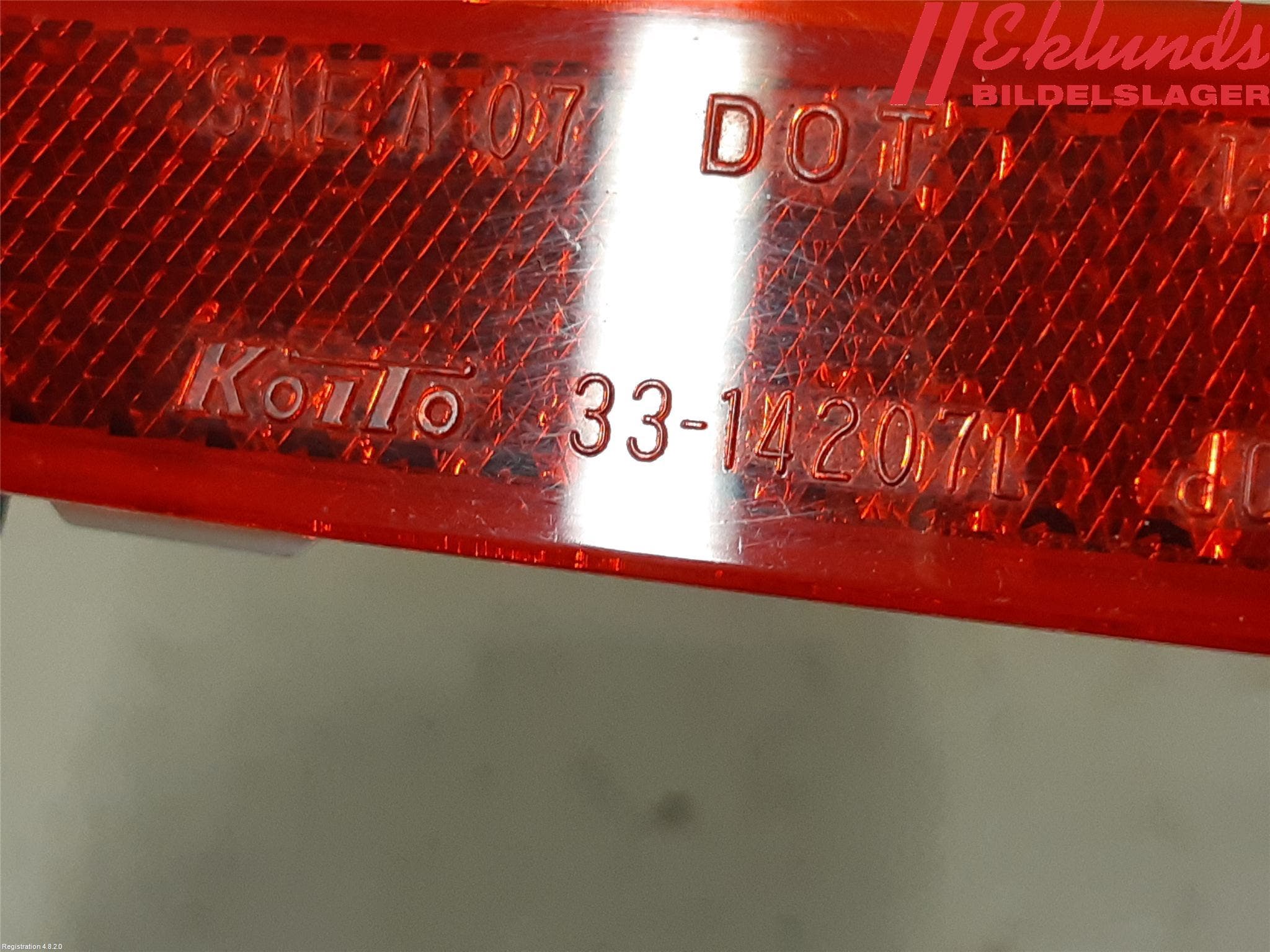 Nissan QASHQAI 14-17 Dimljus/Reflex Bak