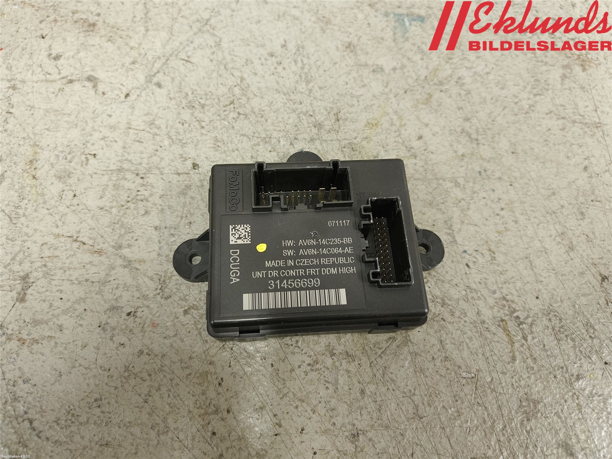 Volvo V40 12-19 Styrenhet Dörr