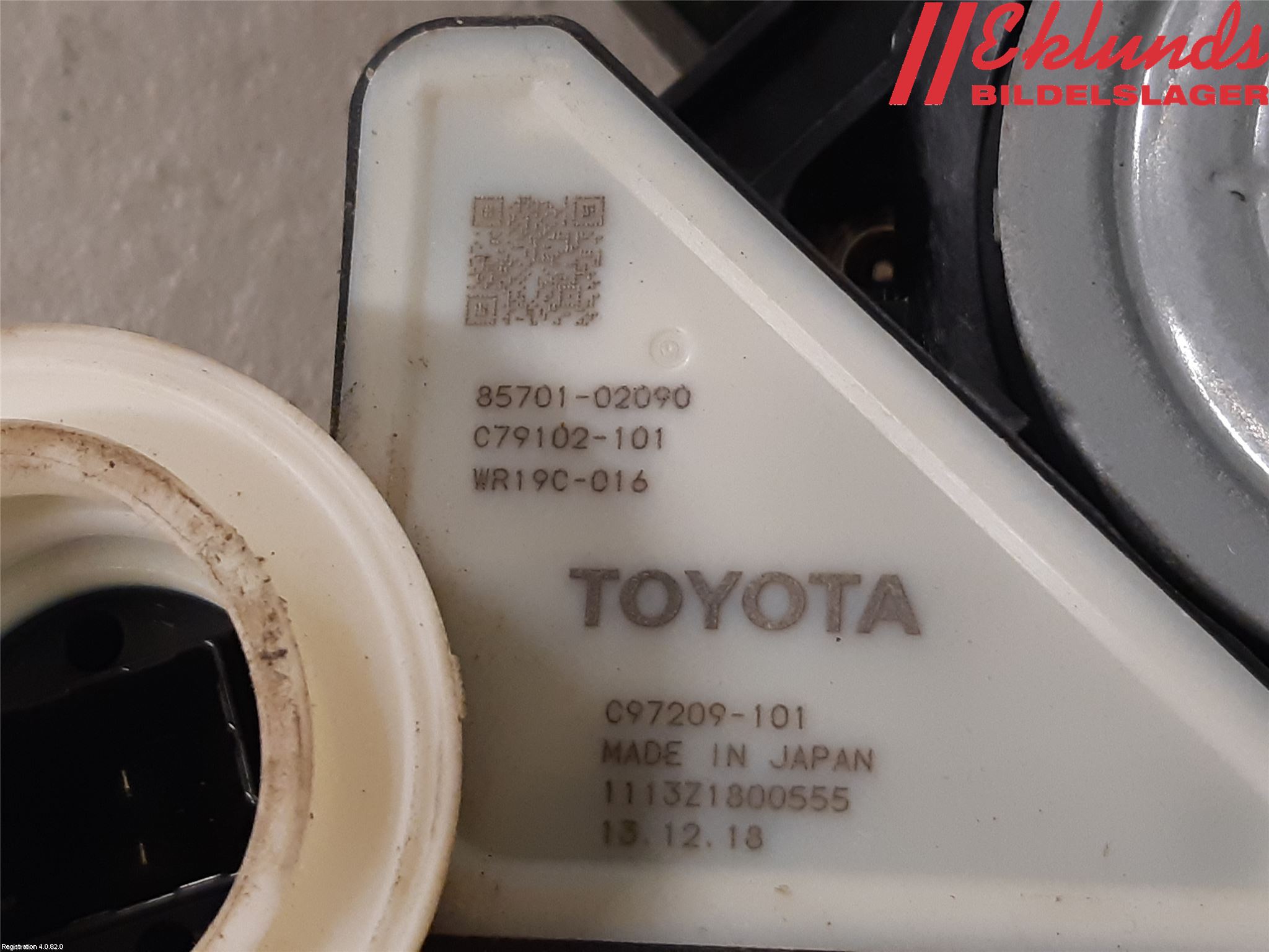 Toyota COROLLA 19- Fönsterhiss El Kompl