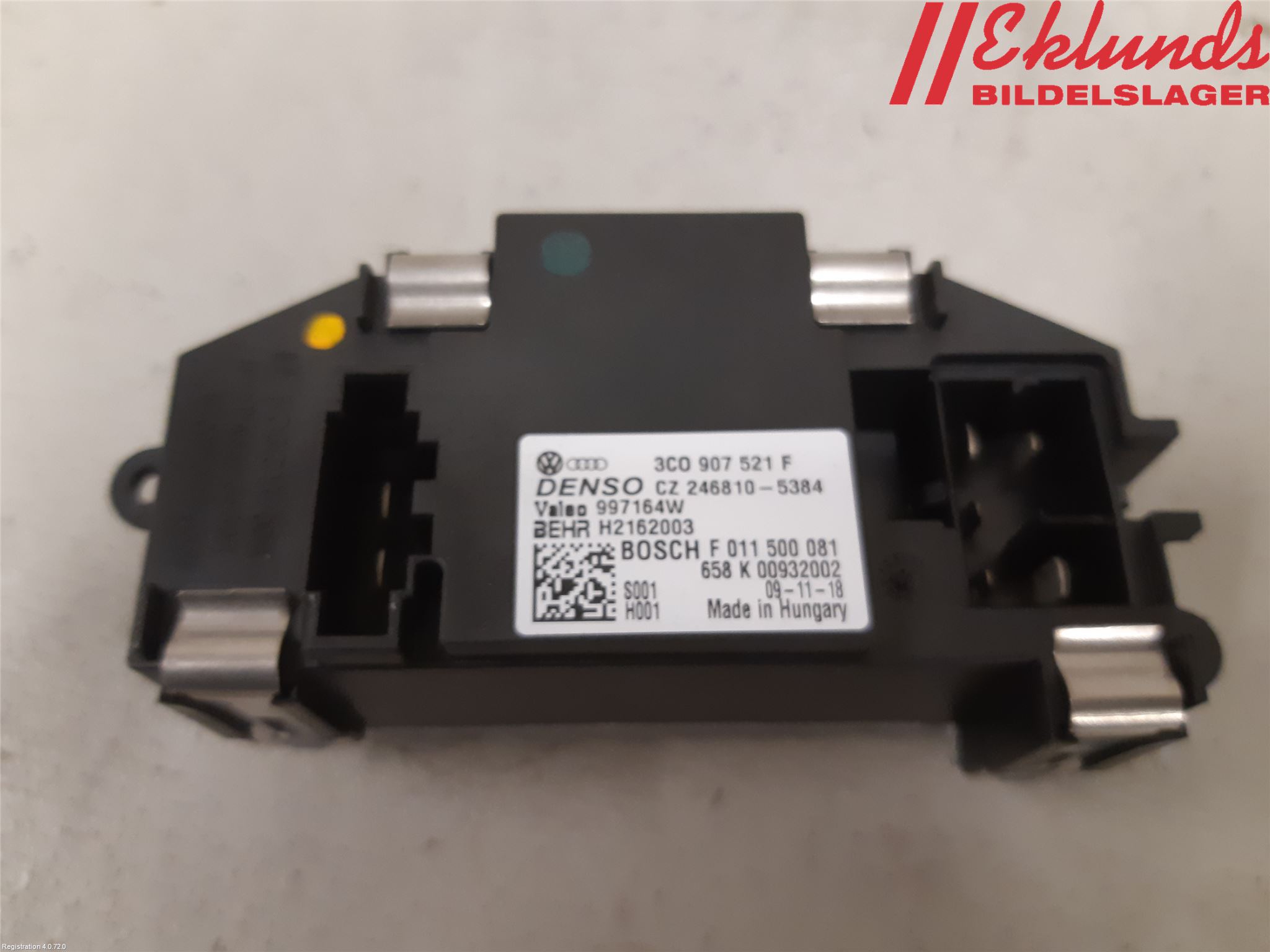 Volkswagen VW PASSAT 05-11 Värmefläktsmotstånd