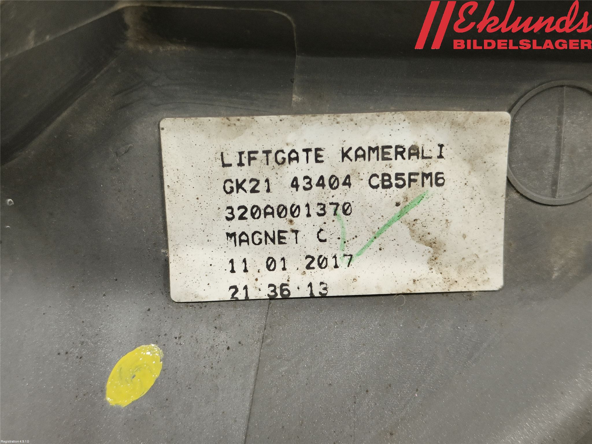 Ford TRANSIT SKÅP/BUSS 14-22 Skylt Belysning Fäste