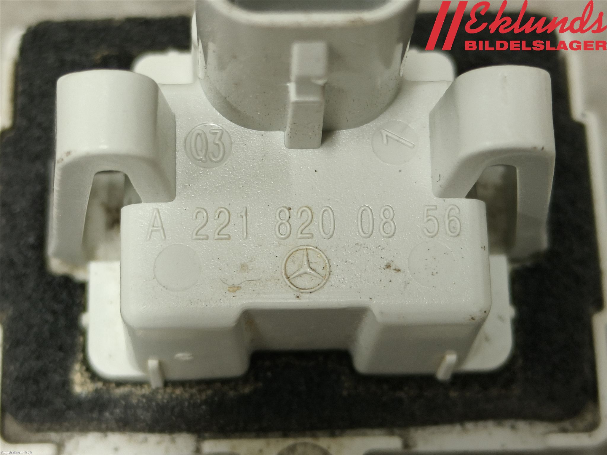 Mercedes-Benz MB E-KLASS (W212) 09-16 Skylt Belysning