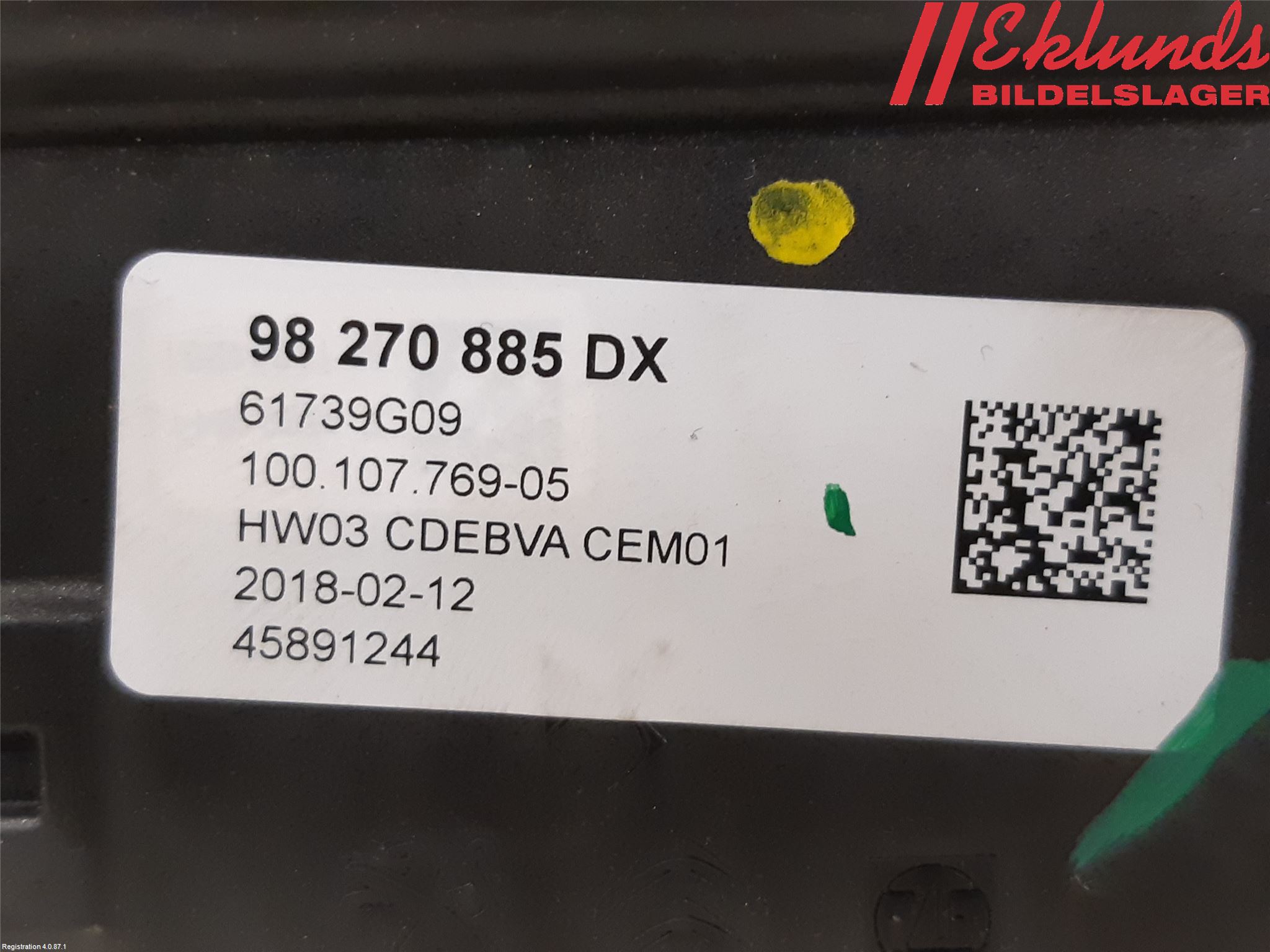 Peugeot 3008 17-24 Växelspak