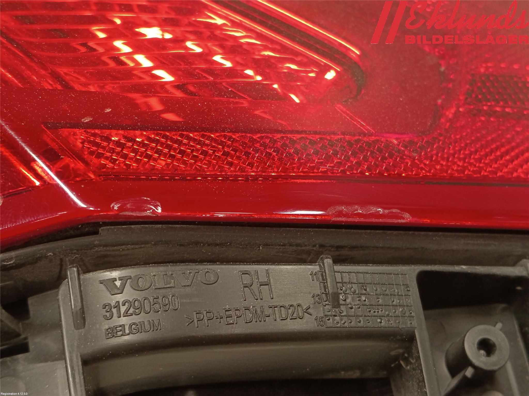 Volvo V40 12-19 Bakljus Höger