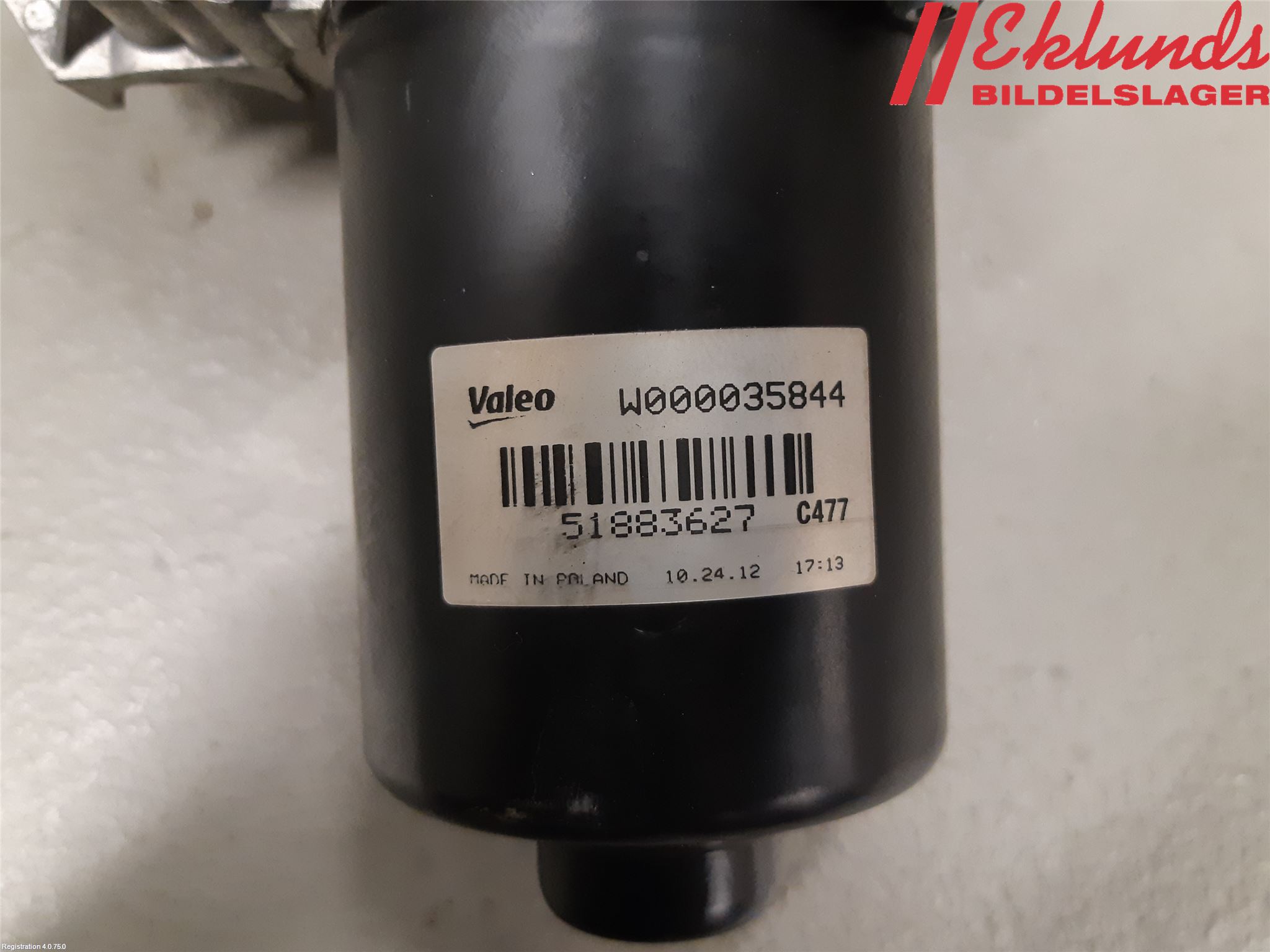 Fiat 500L 13-19 Torkarmotor Vindruta