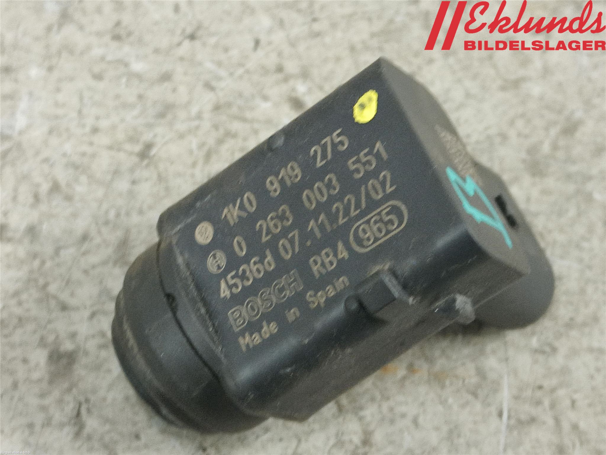 Volkswagen VW GOLF V 04-09 Parkeringshjälp Backsensor
