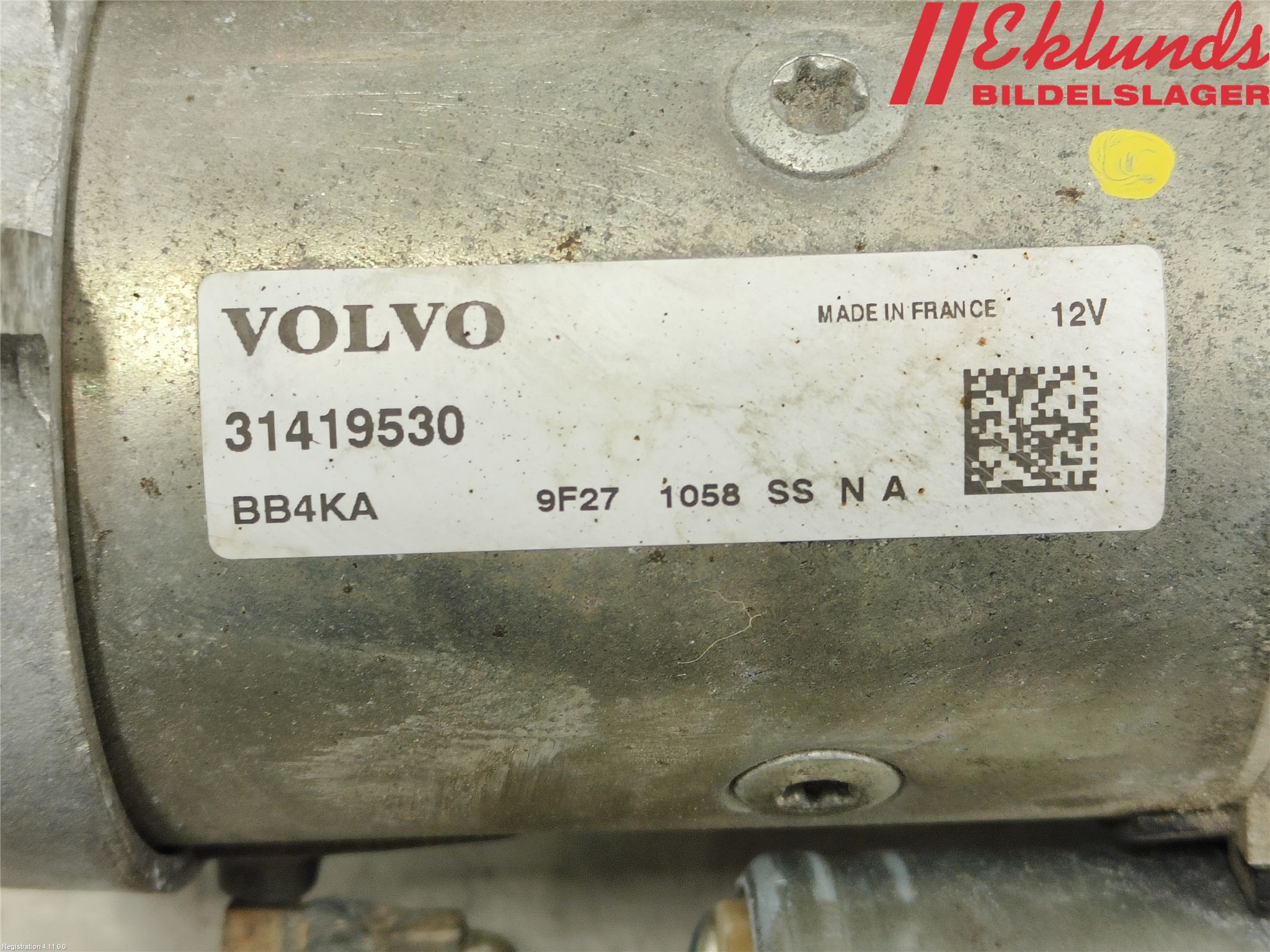 Volvo V60 19- Startmotor Diesel