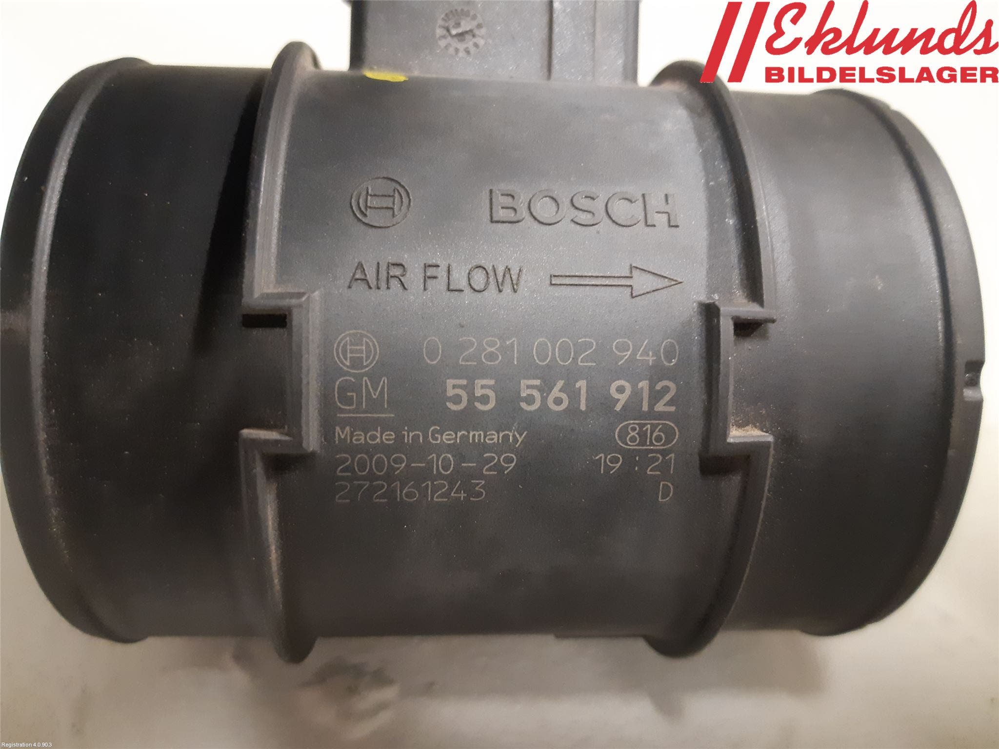 Opel ASTRA J 10-15 Injluftmassamätare