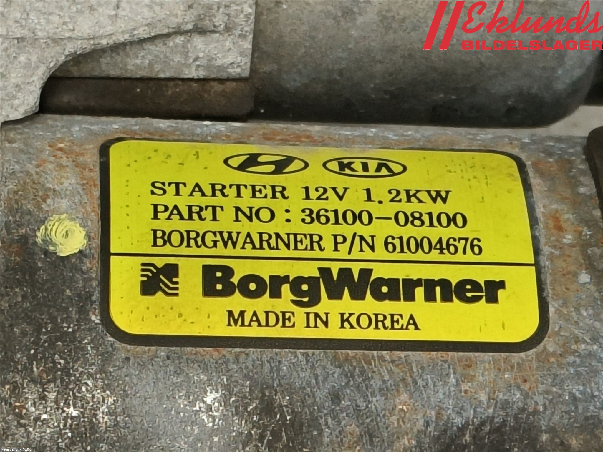 Kia CEED/CEED SW 19- Startmotor