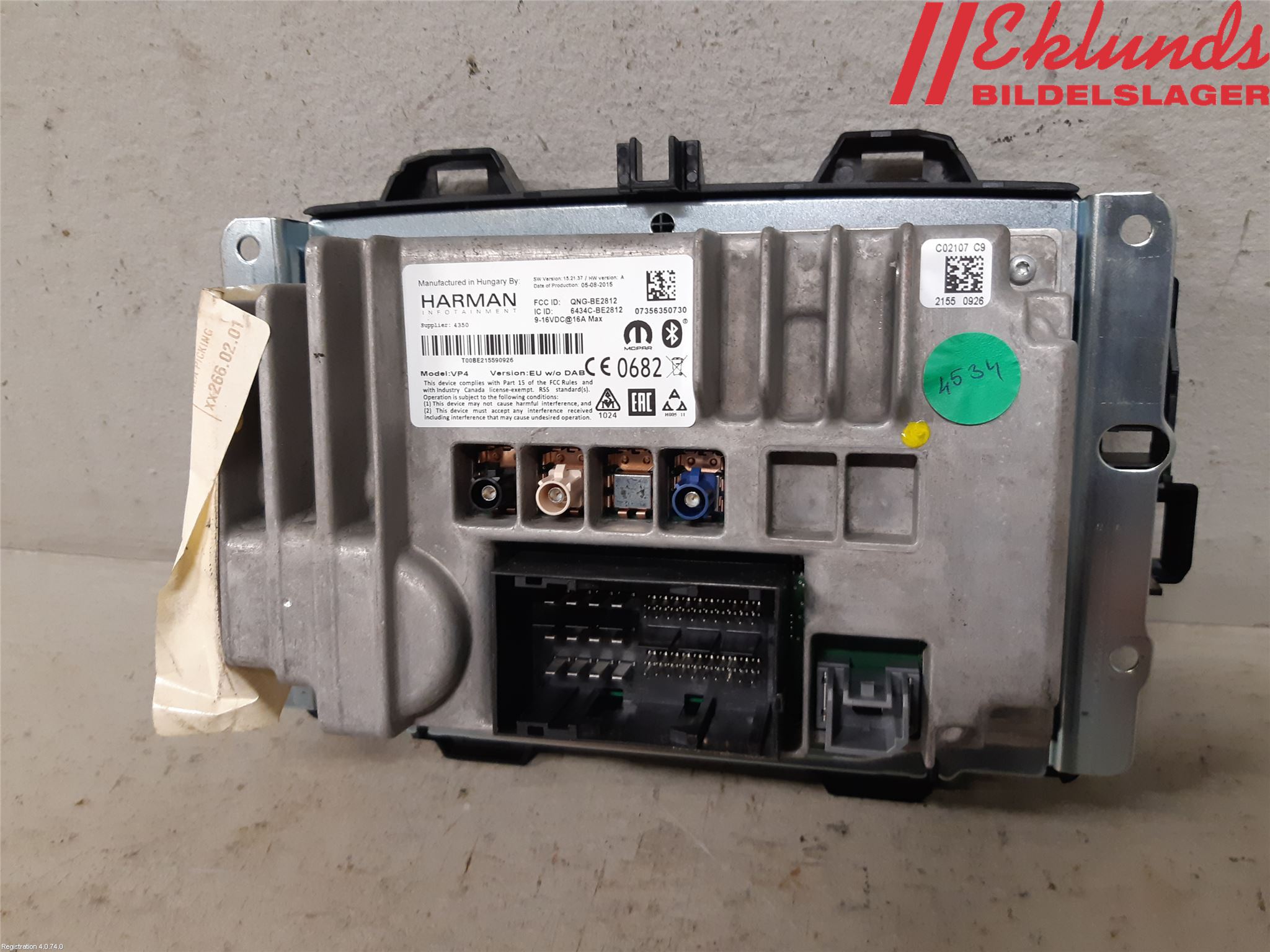Jeep RENEGADE Cd Radio - Multimediapanel