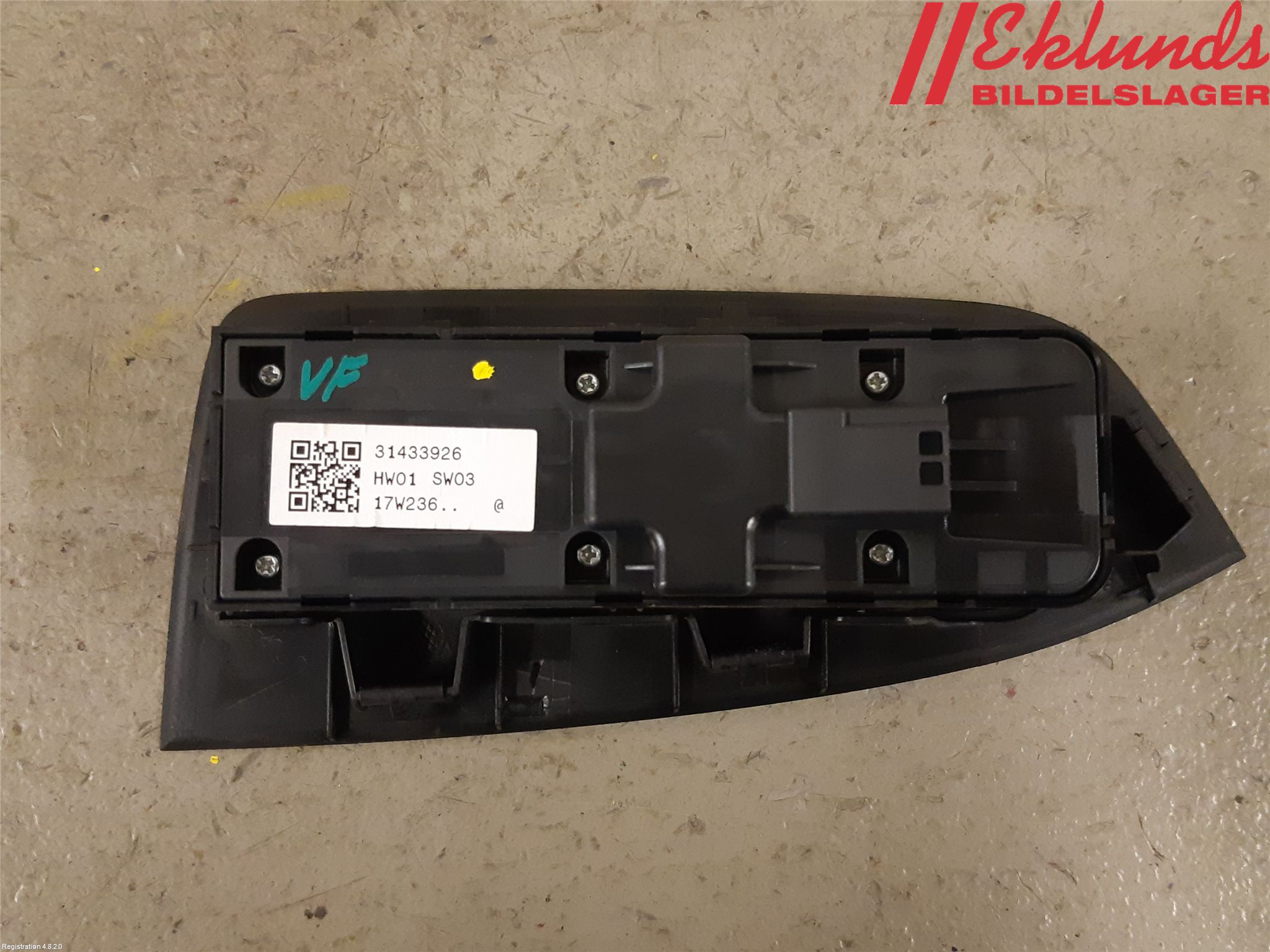 Volvo S90 17->> Strömställare Elhiss