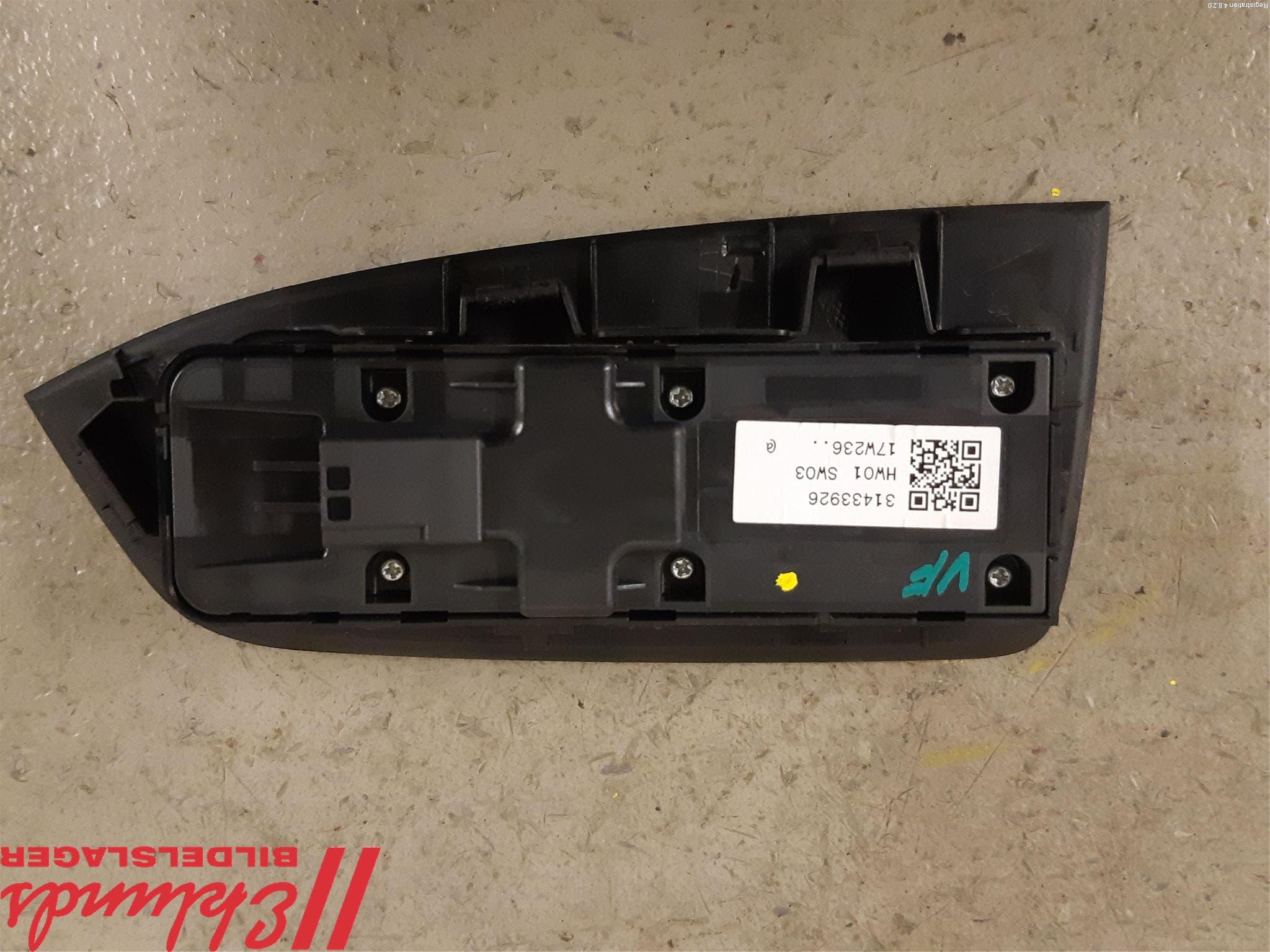 Volvo S90 17->> Strömställare Elhiss