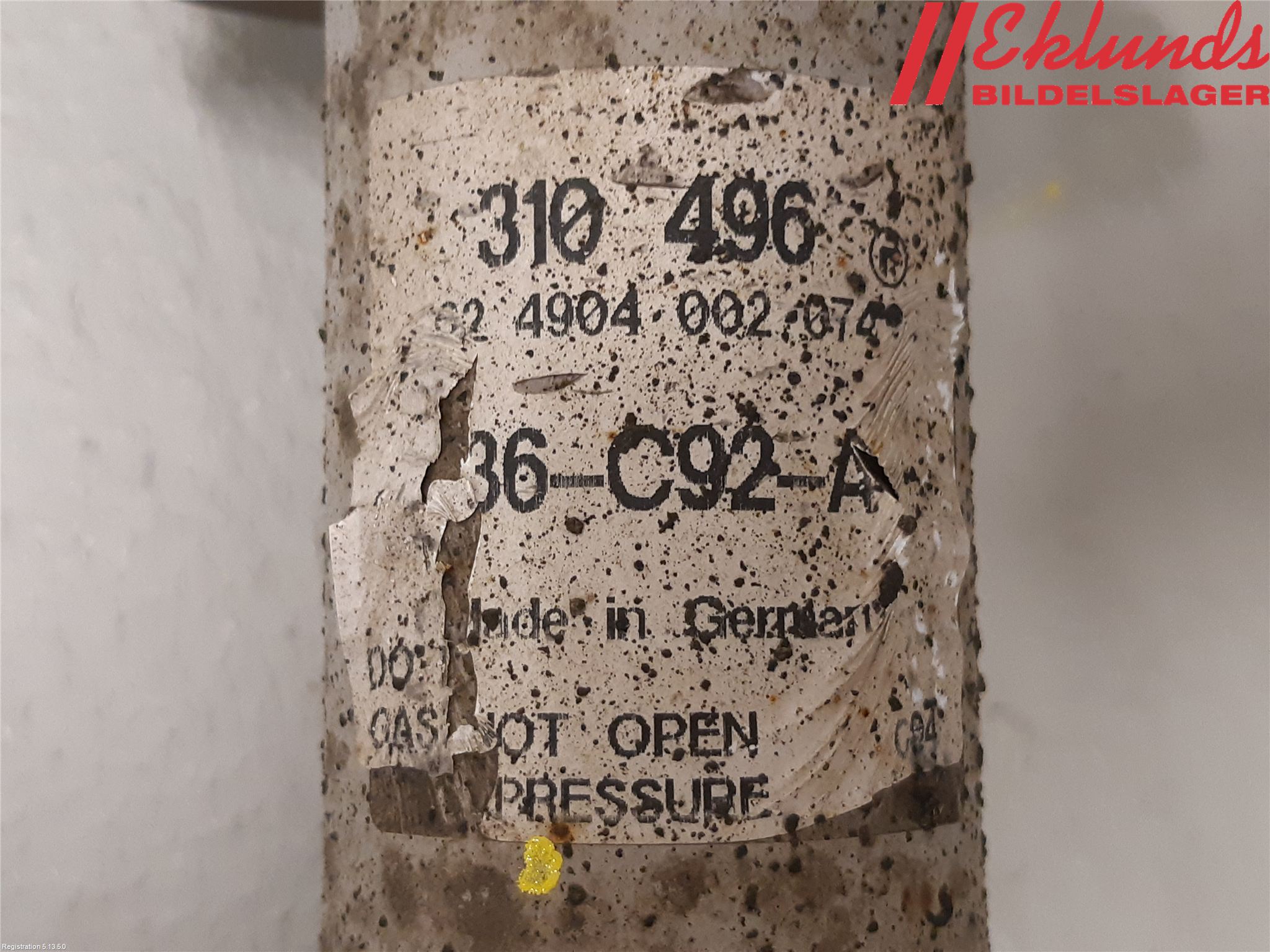 BMW 5 E60/61 Sed/Tou 02-10 Fjäderben Fram Höger