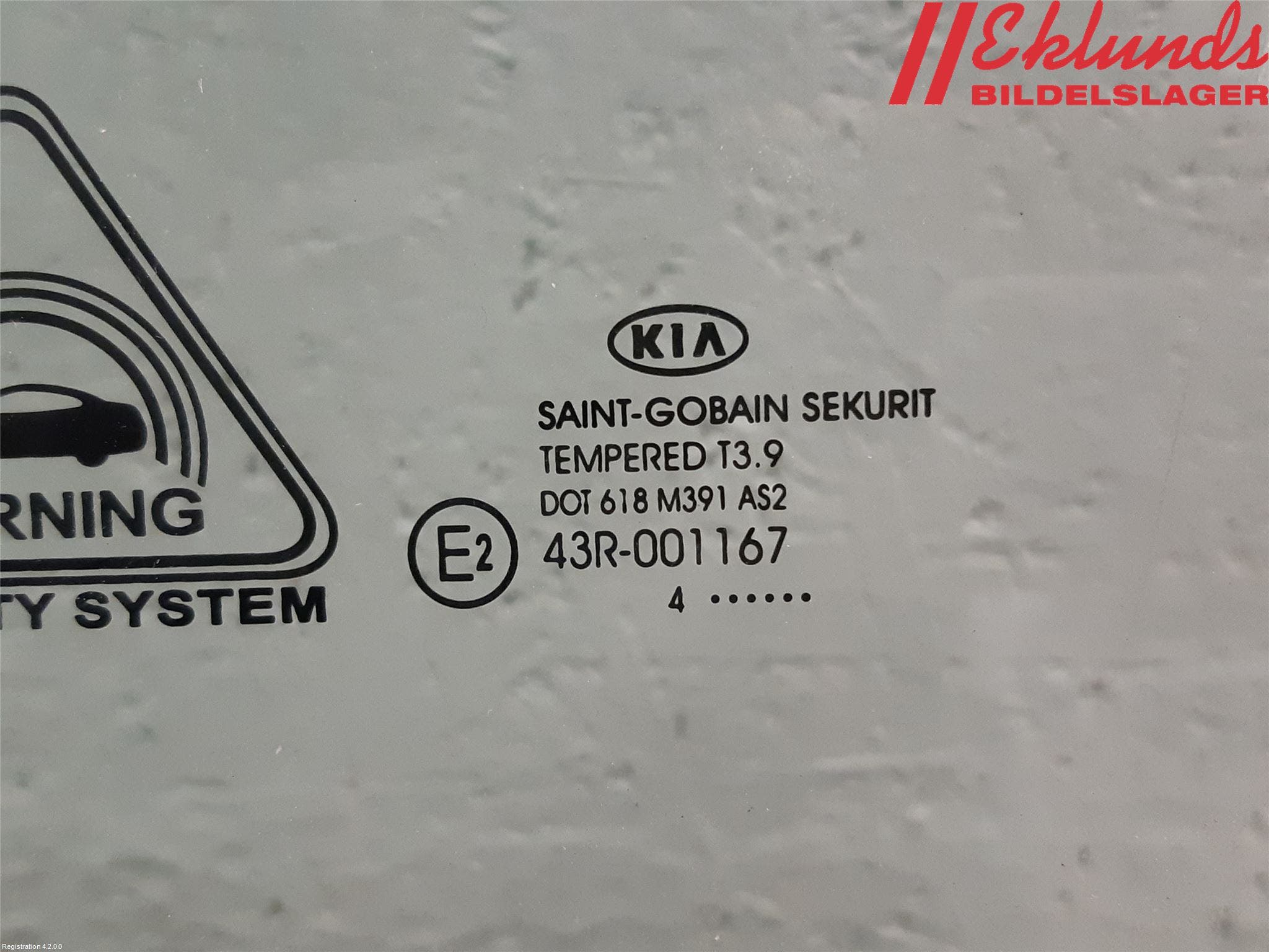 Kia CEED 12-18 Dörruta Fram Vänster