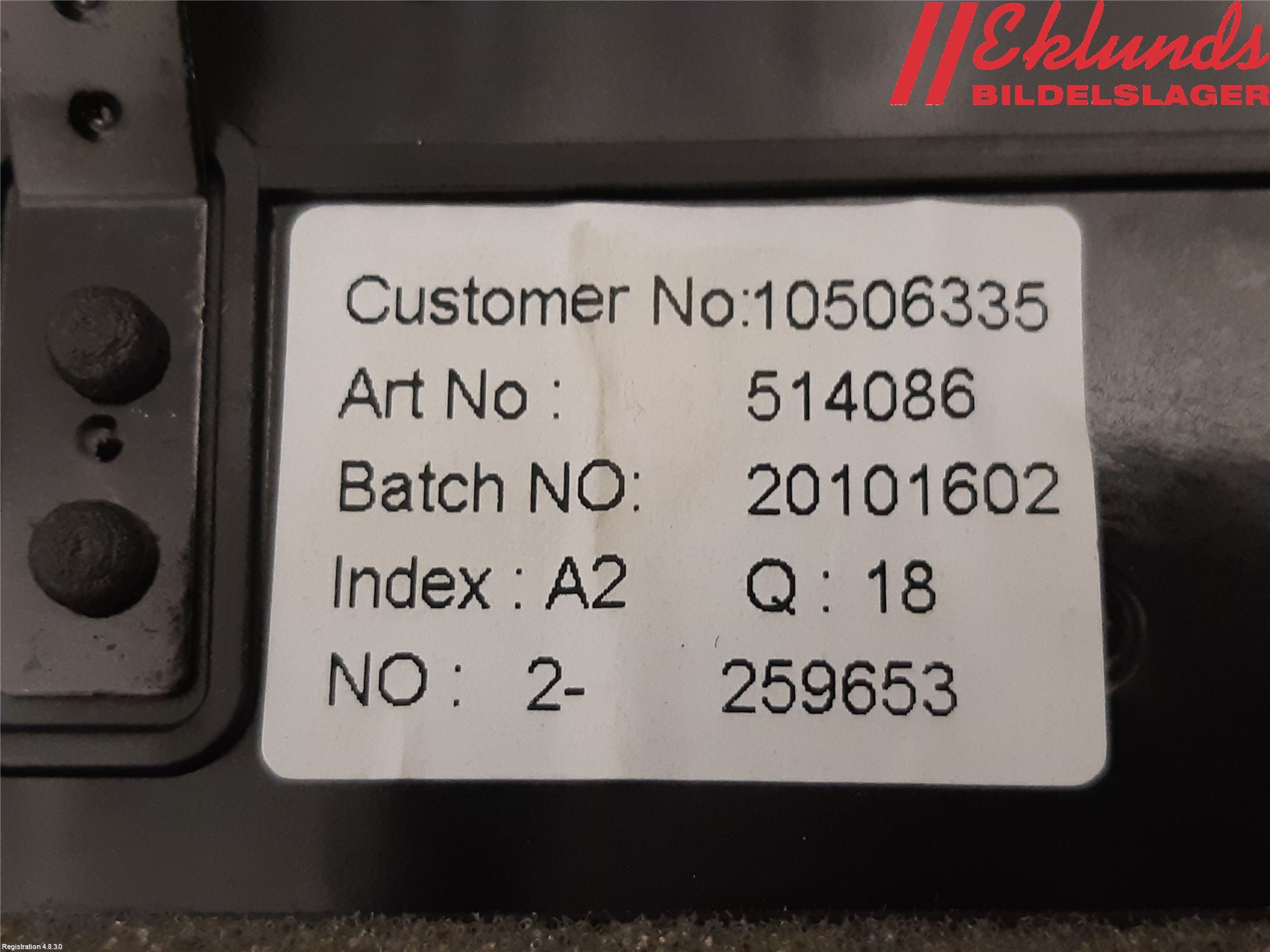 MG ZS EV 20- Defrosterkanal-Munstycke