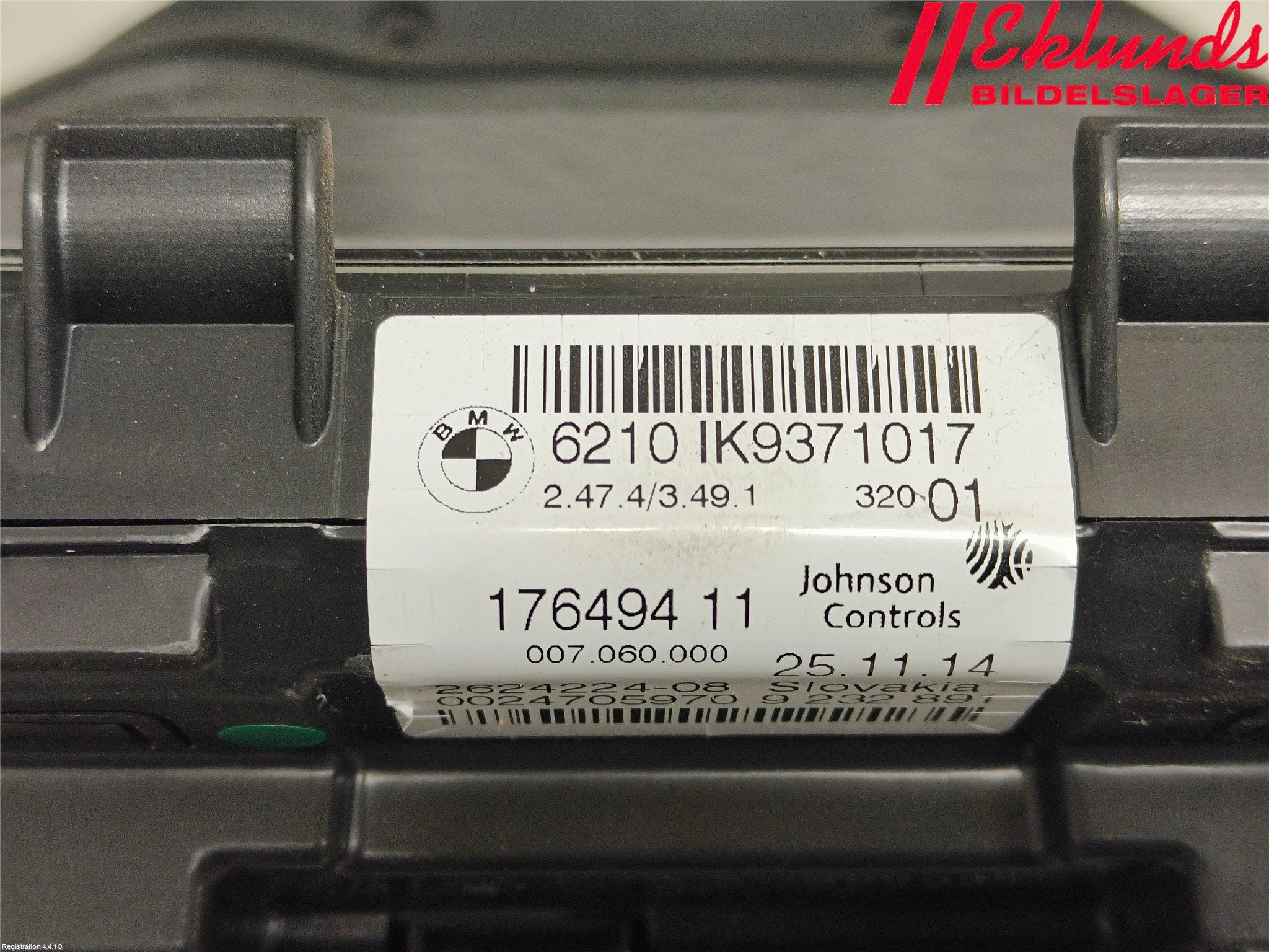 BMW 1 F20/F21 11-19 Instrument Komb