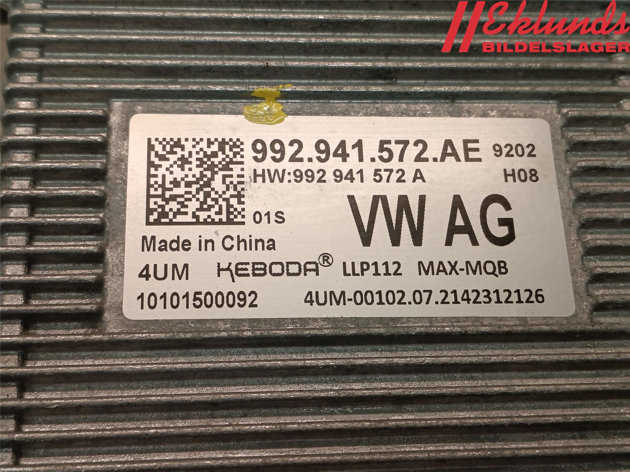 Volkswagen VW ID.4 21- Styrenhet Strålkastare