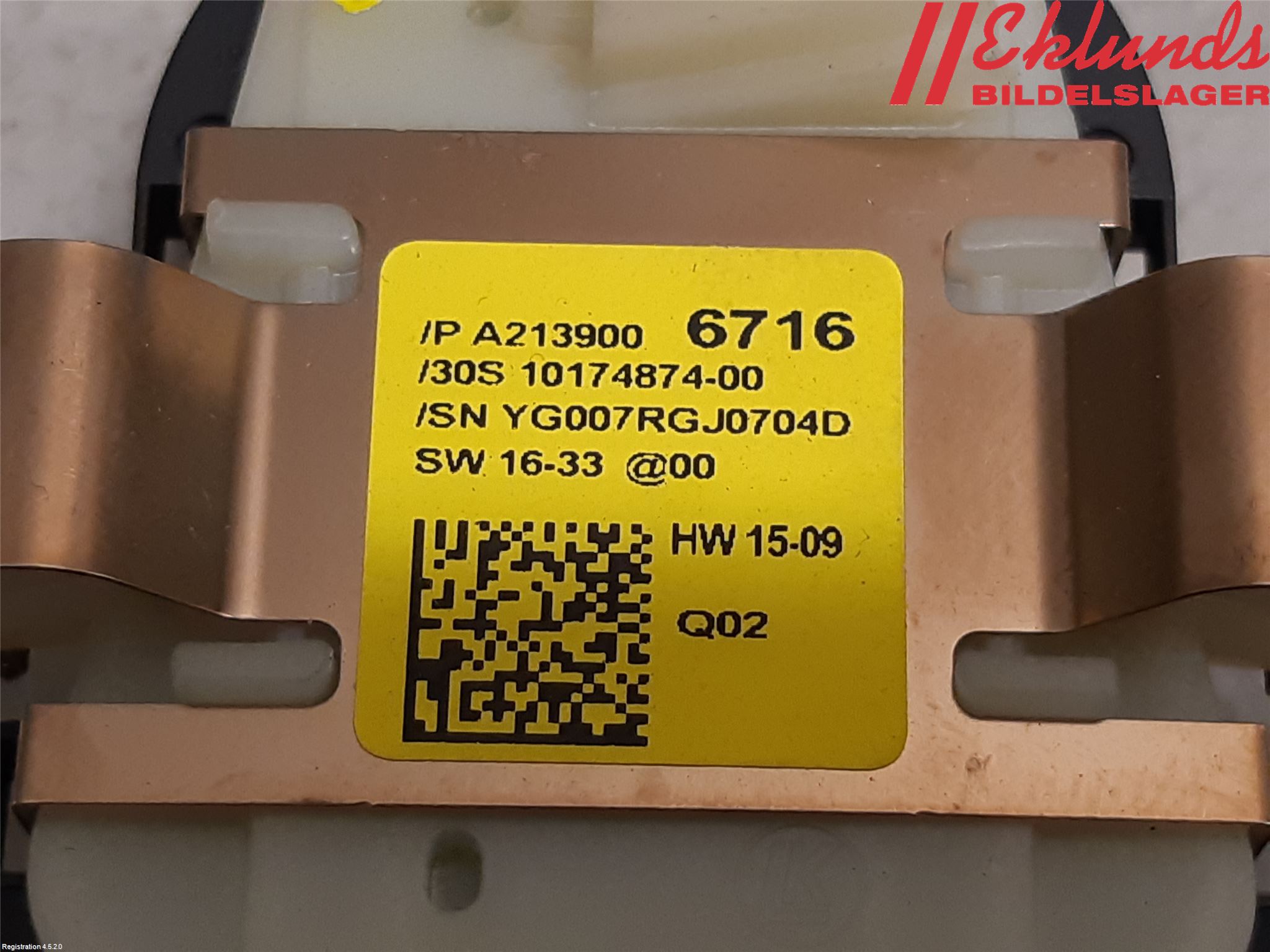 Mercedes-Benz MB C-KLASS (W205) 14-21 Regnsensor