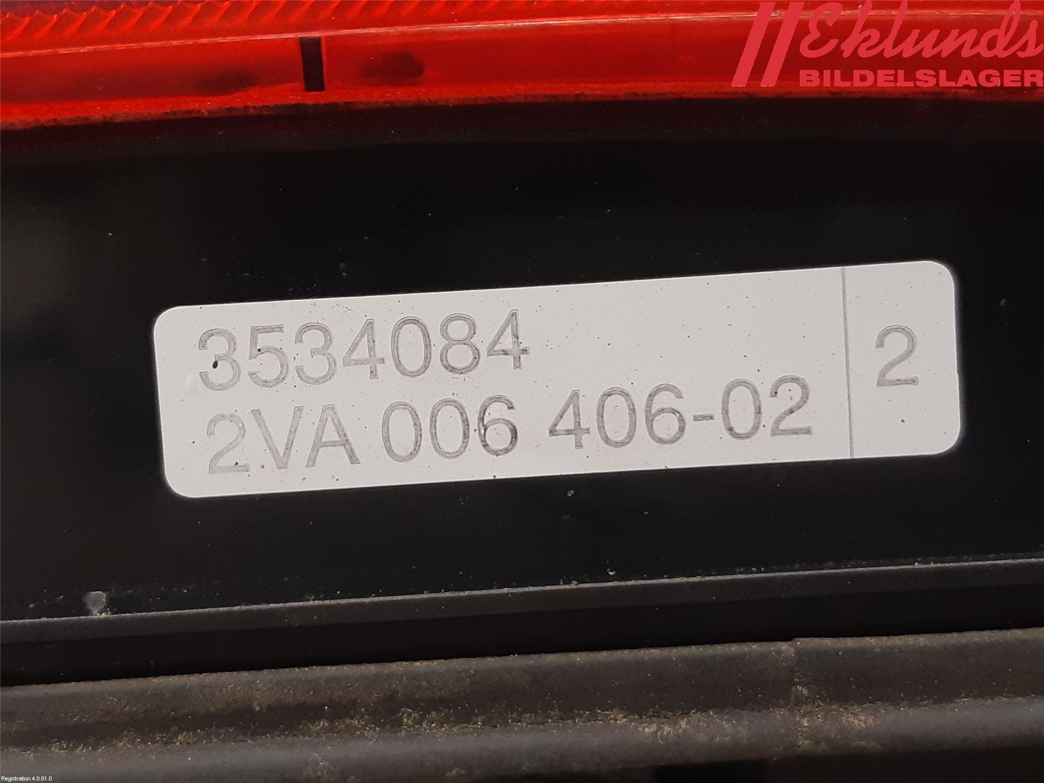 Volvo 940 91-98 Bakljus Höger