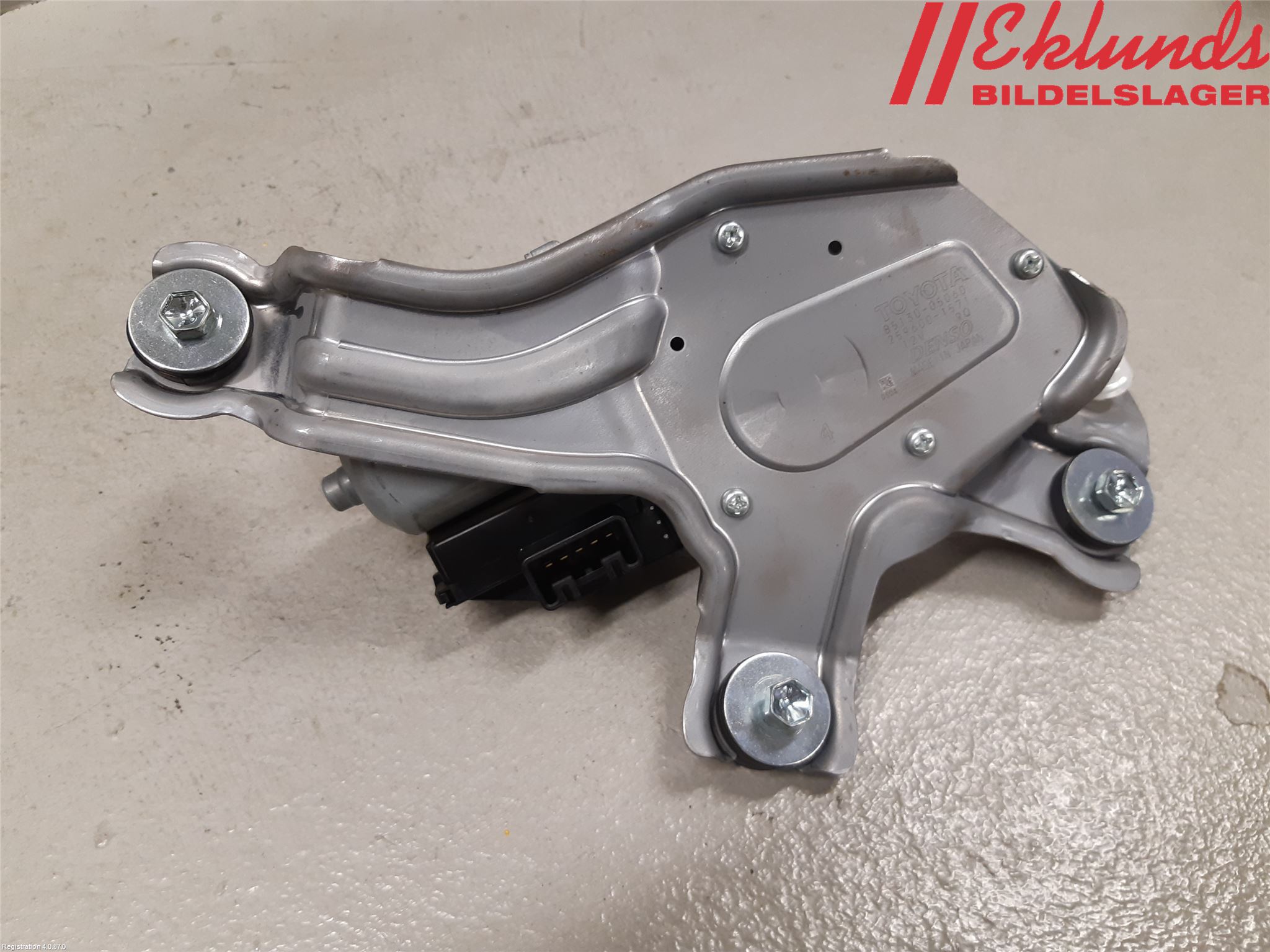 Toyota AVENSIS 09-15 Torkarmotor Baklucka