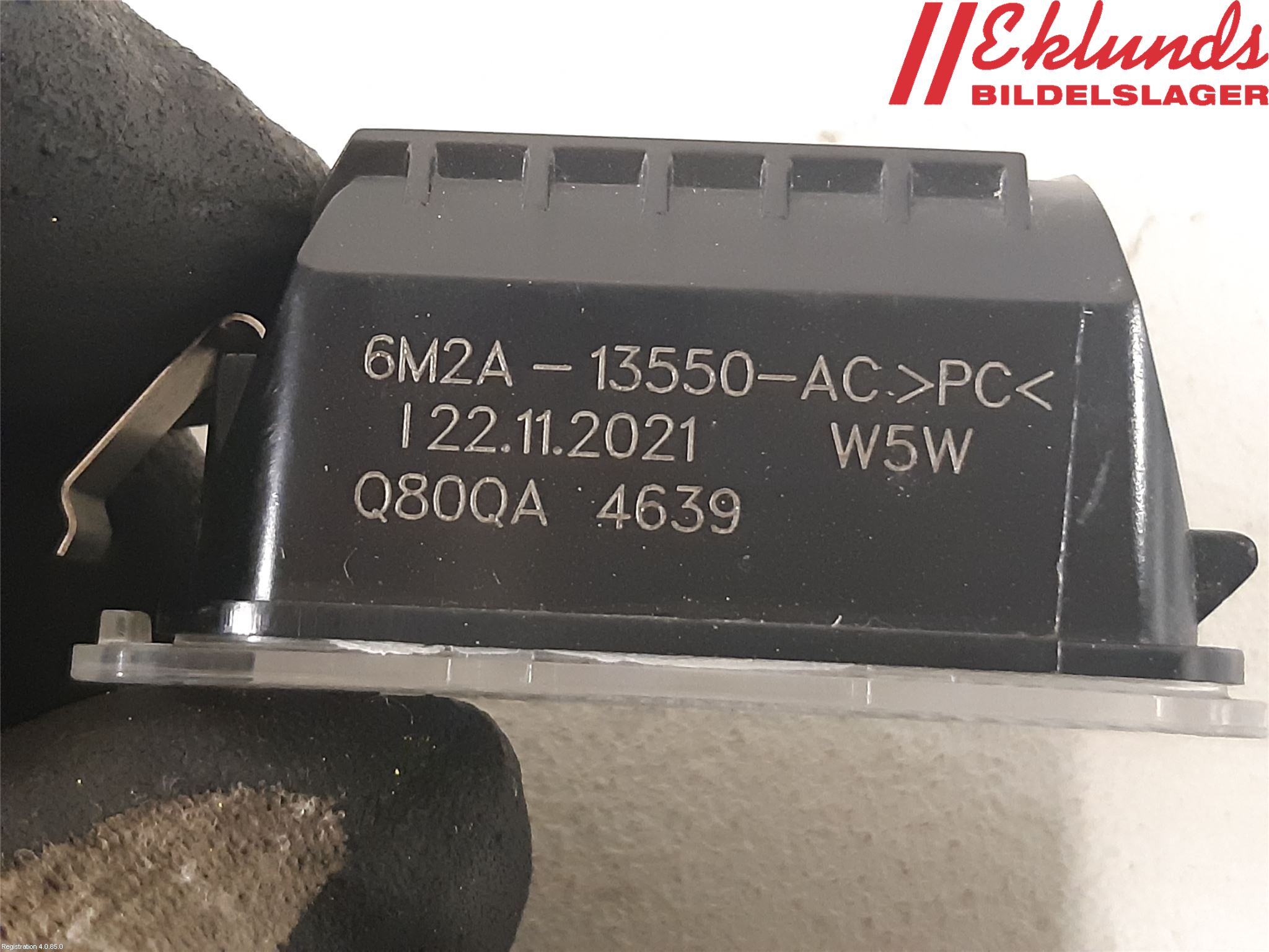 Ford TRANSIT/TOURNEO CUSTOM 13-24 Skylt Belysning