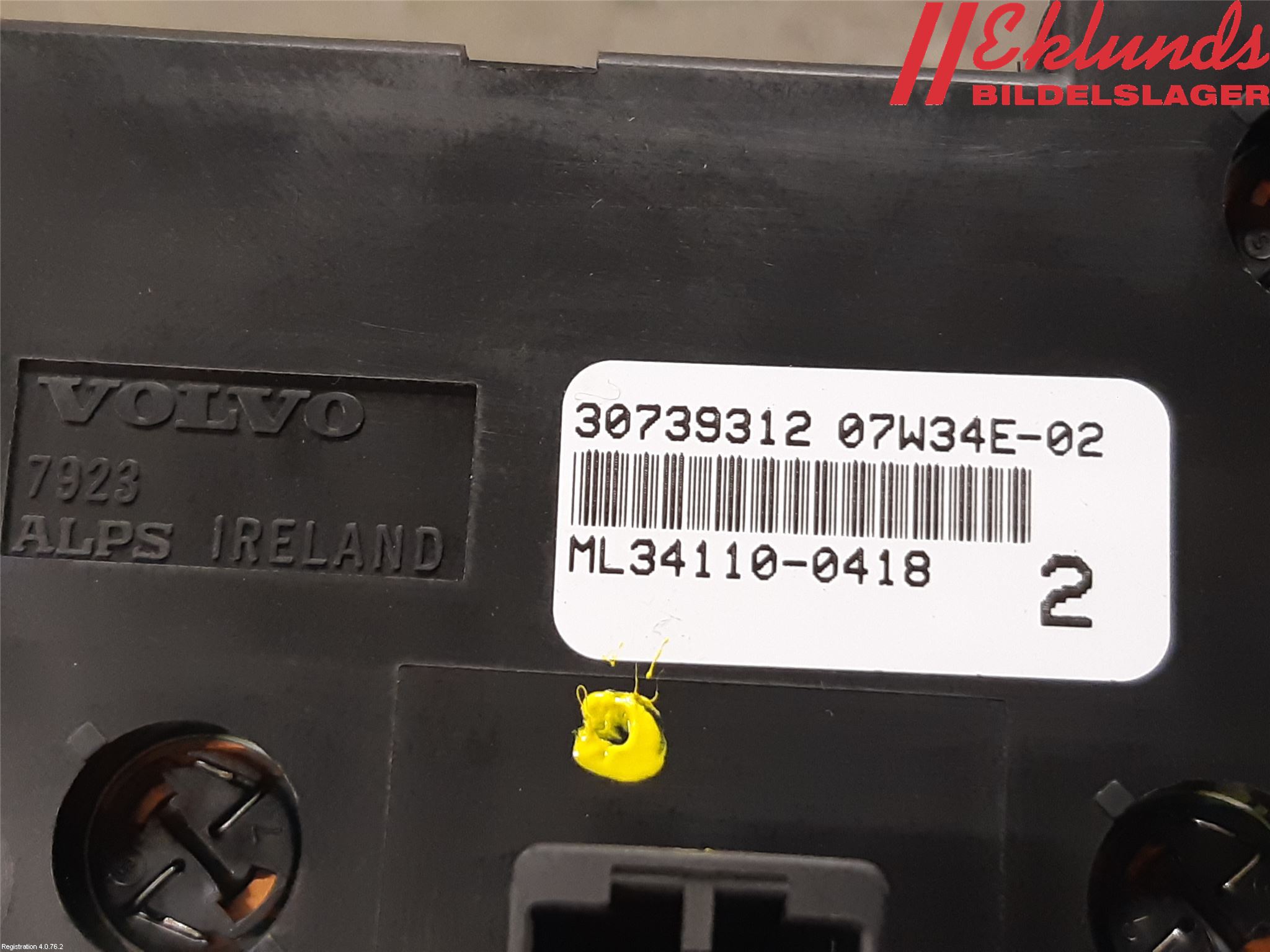 Volvo V70 00-04 Strömställare Ljus