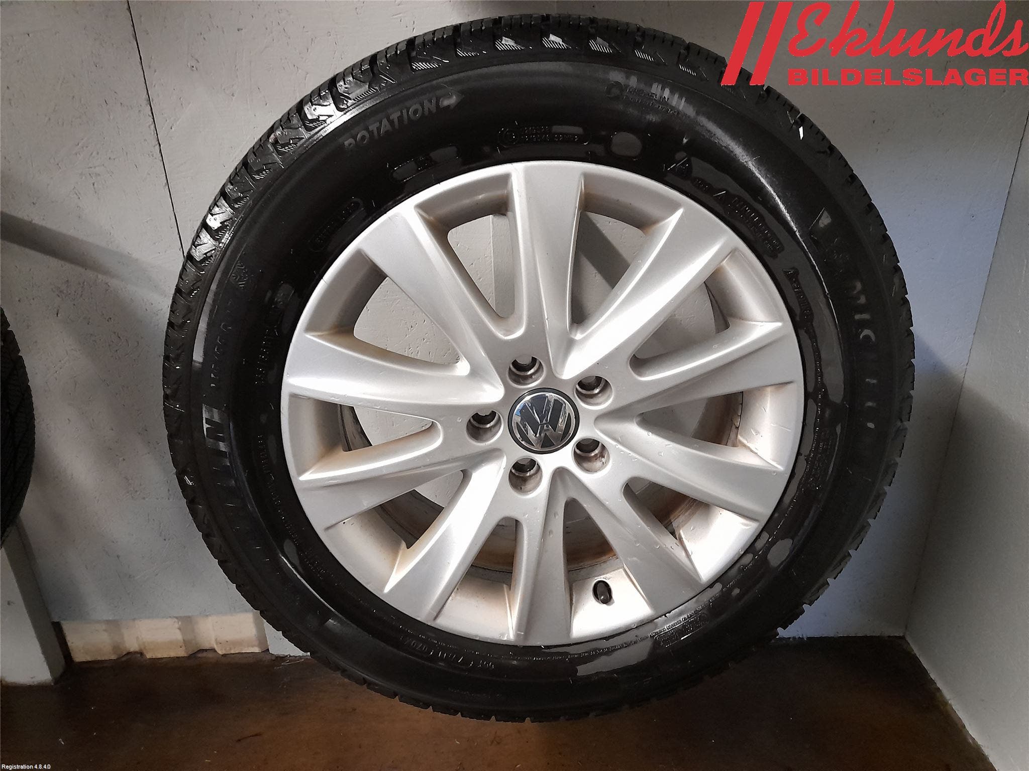 Volkswagen VW TIGUAN 07-16 Vinterdäck Alumfälg 4St