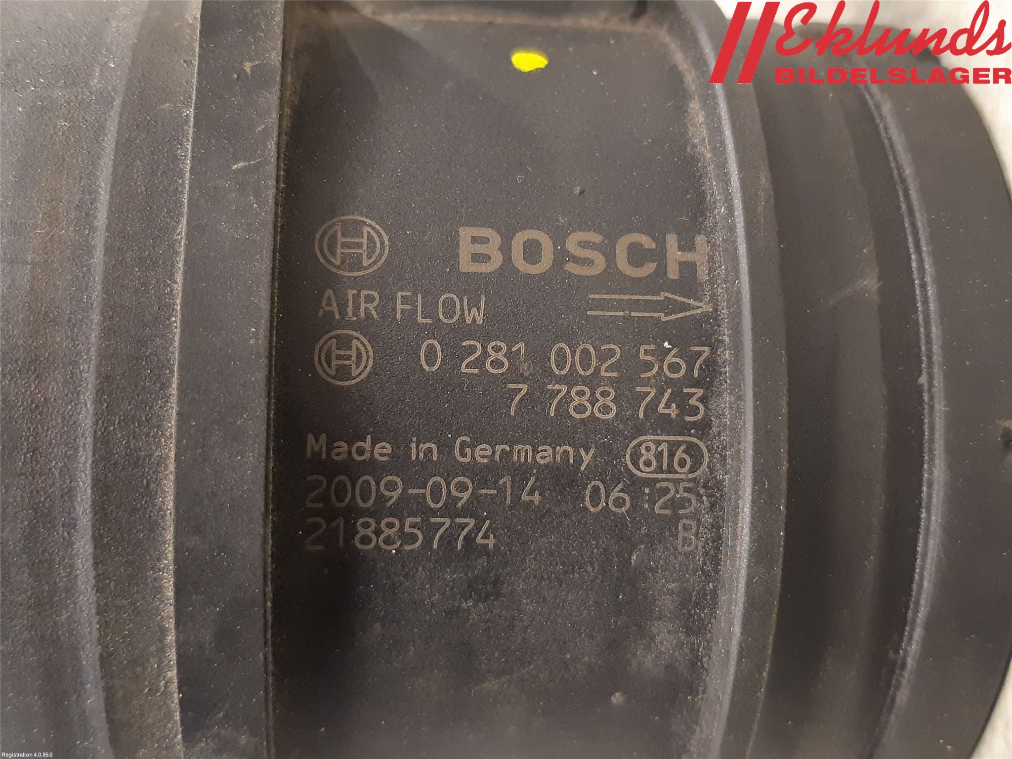 BMW 3 E90/91 SED/TOU 05-12 Injluftmassamätare