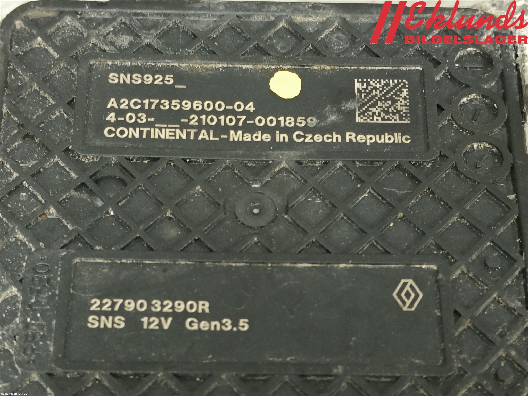 Renault KANGOO/E-TECH 21- Injlambdasond