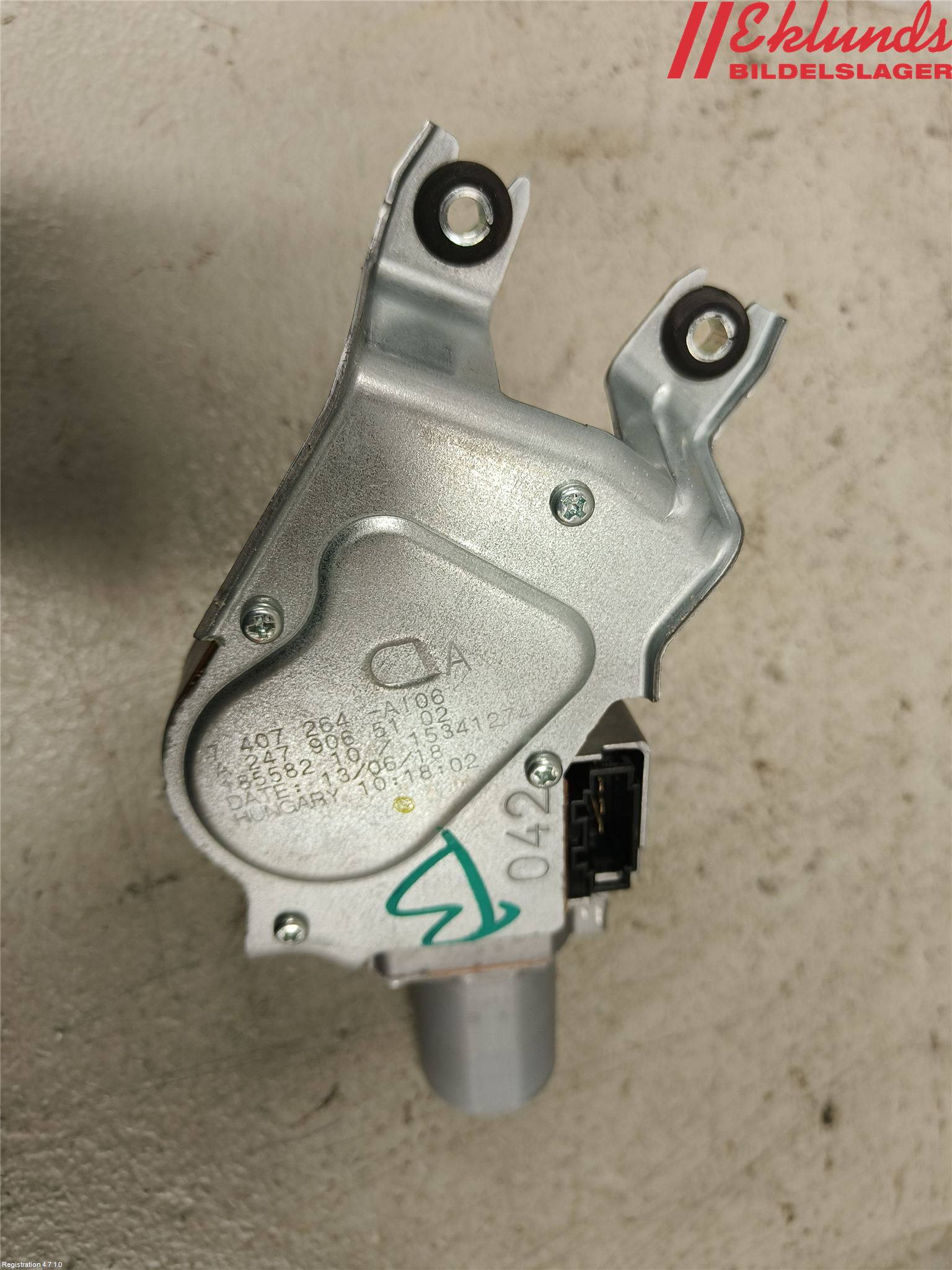 BMW X3 G01 18- Torkarmotor Baklucka