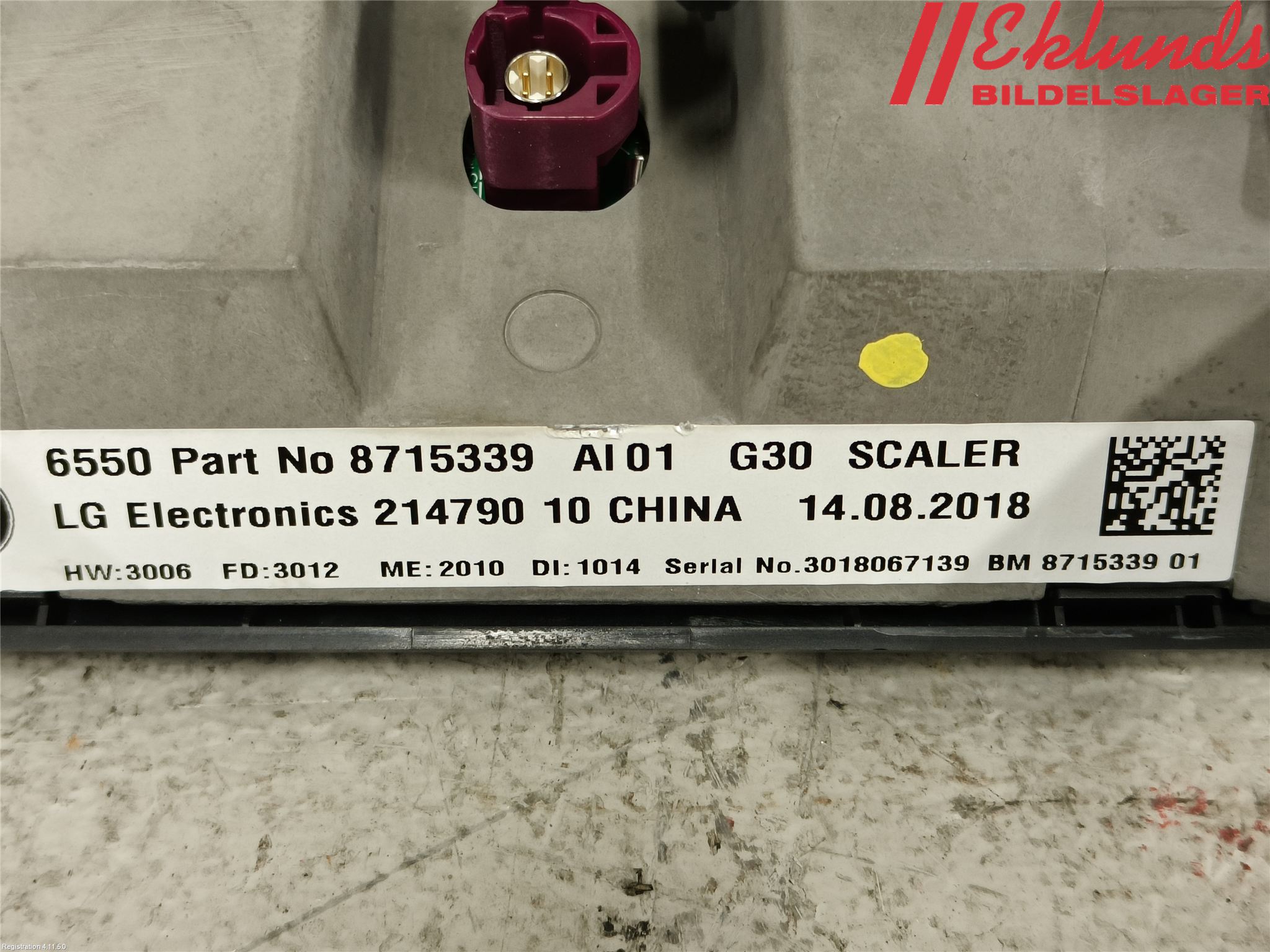 BMW 5 G30/G31/F90 17-23 Bildskärm