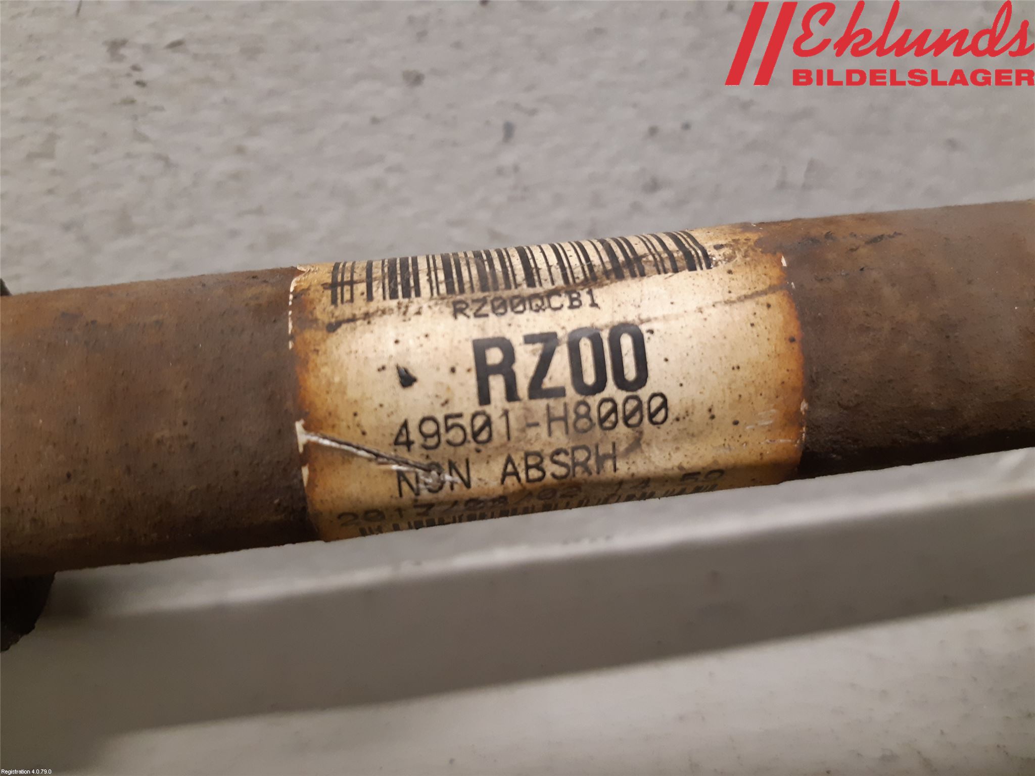 Kia RIO 17- Drivaxel Fram Höger