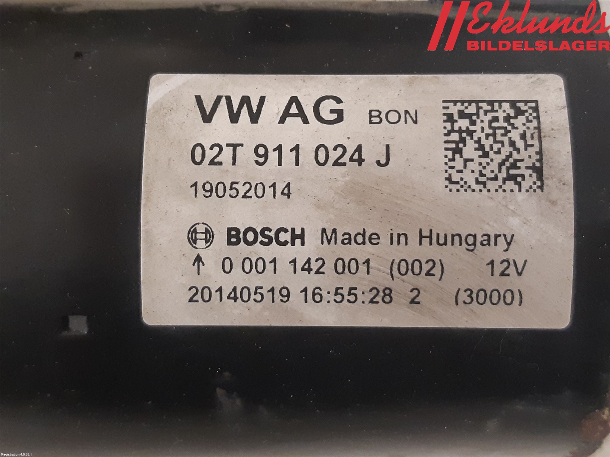 Skoda FABIA 07-14 Startmotor