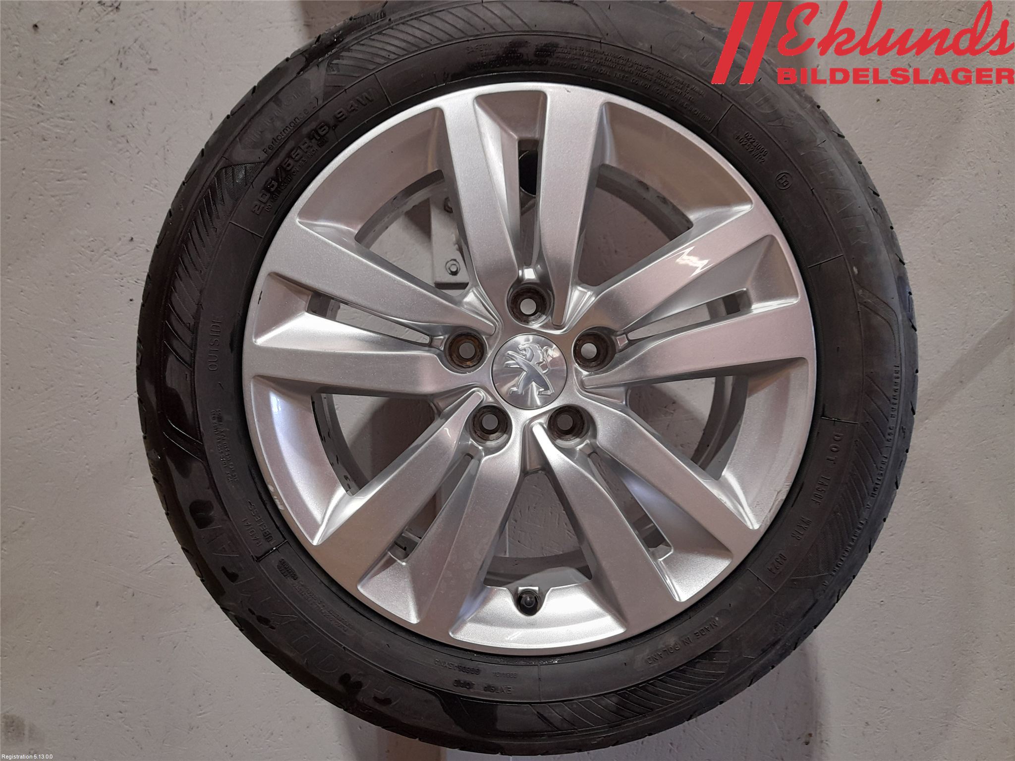 Peugeot 308 14-21 Sommardäck Alumfälg 4St