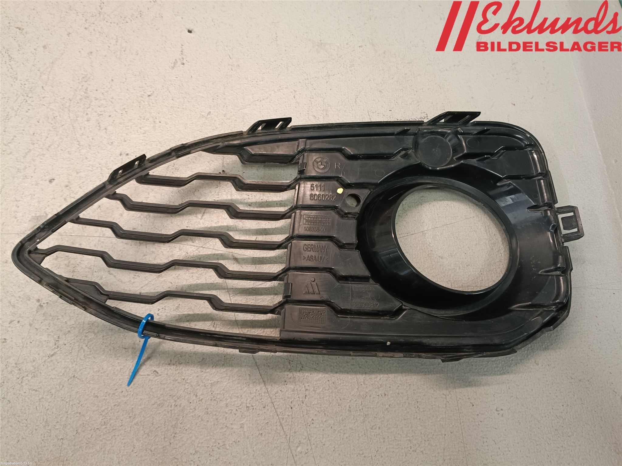 BMW 1 F20/F21 11-19 Dimljussarg Fram