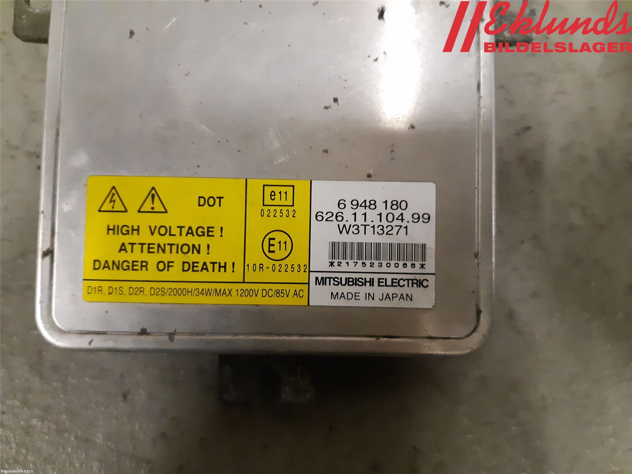 Volvo XC70 08-13 Styrenhet Strålkastare