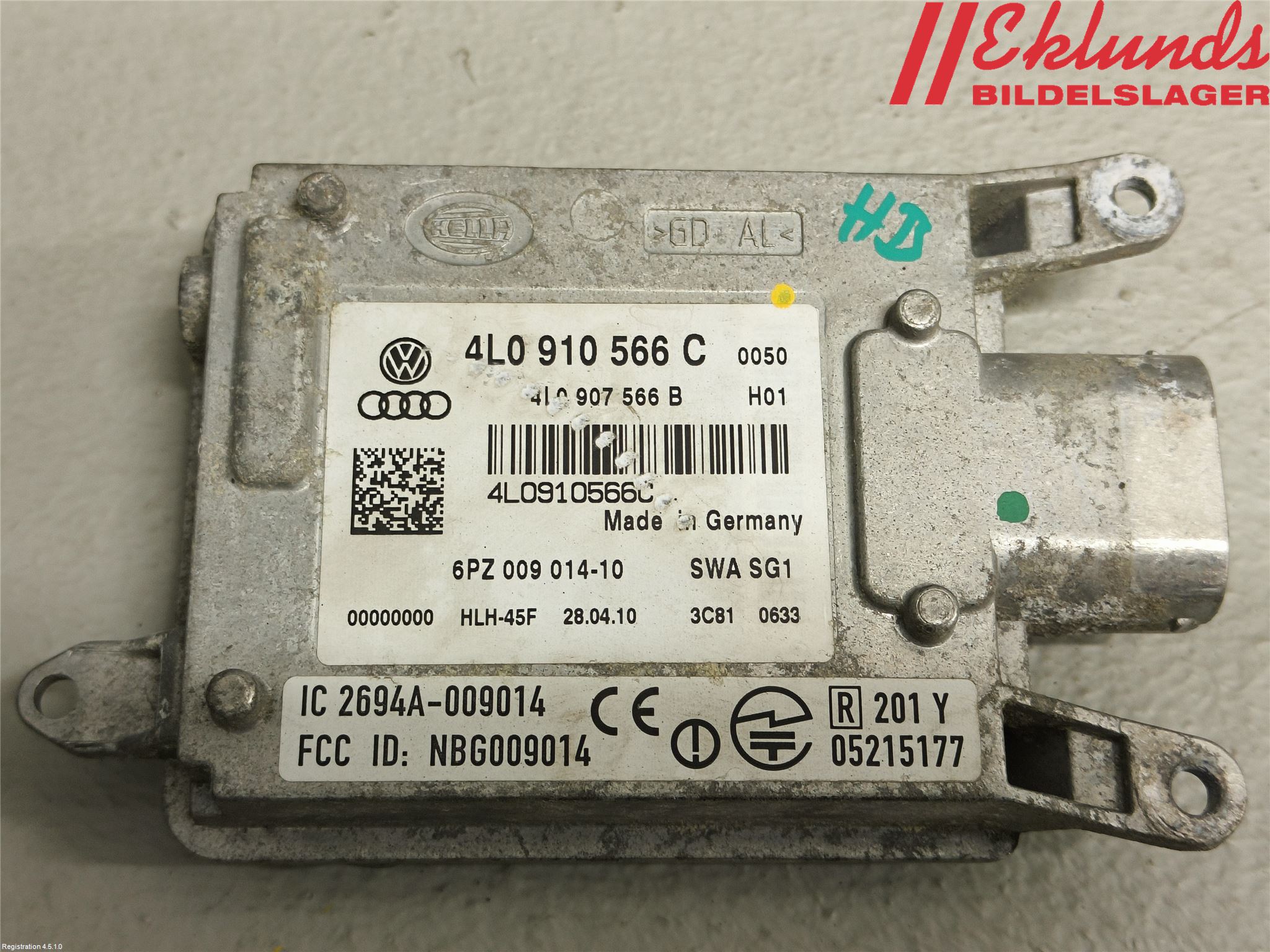 Audi Q7/SQ7 Sensor Aktivt Kollisionsskydd