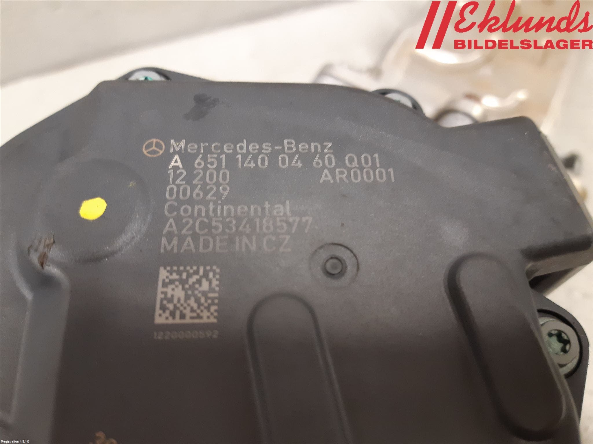 Mercedes-Benz MB SPRINTER (W906) 06-18 Egr Ventil