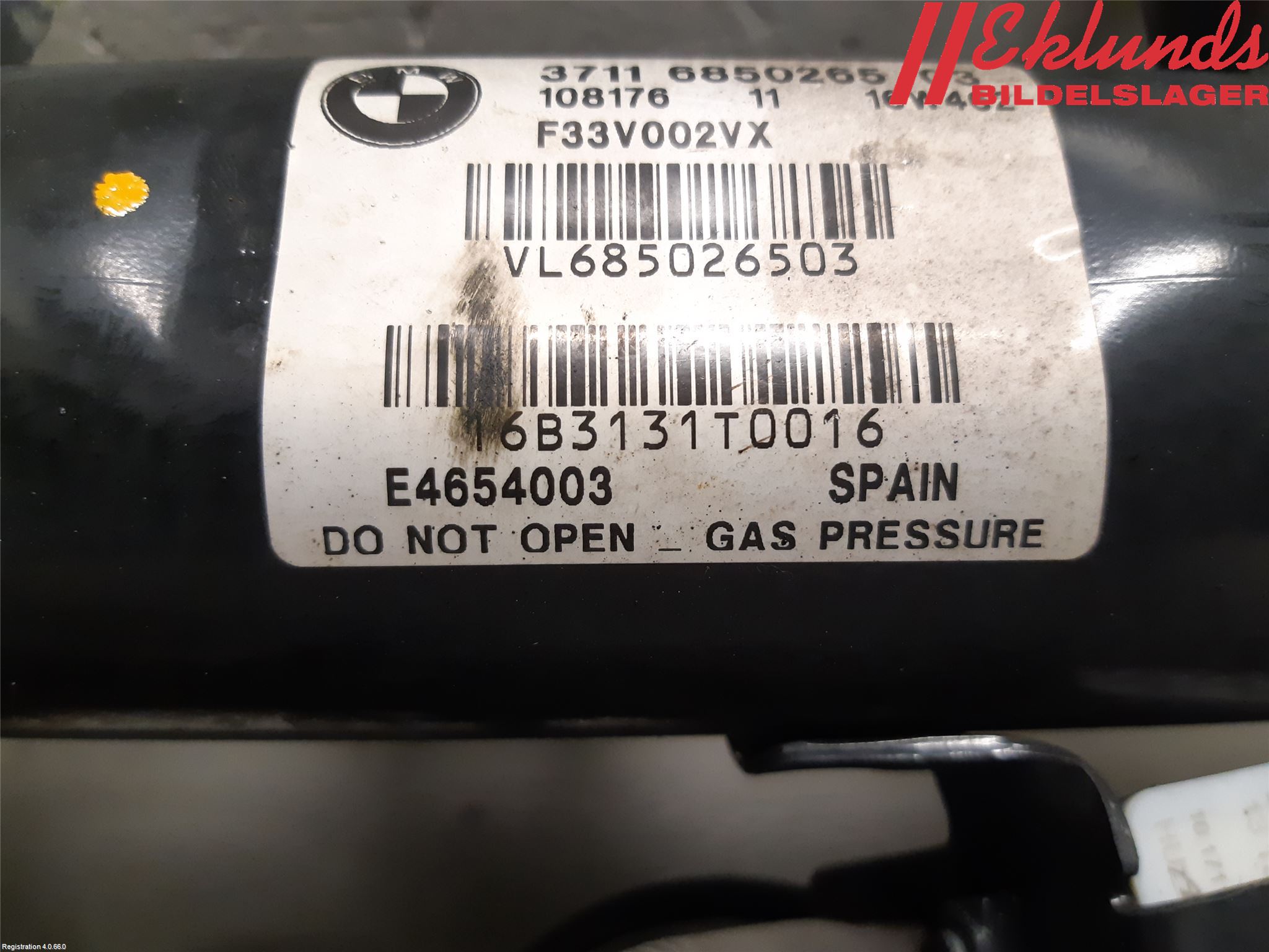 BMW 4 F32/F33/F82/F83 13-20 Fjäderben Fram Vänster