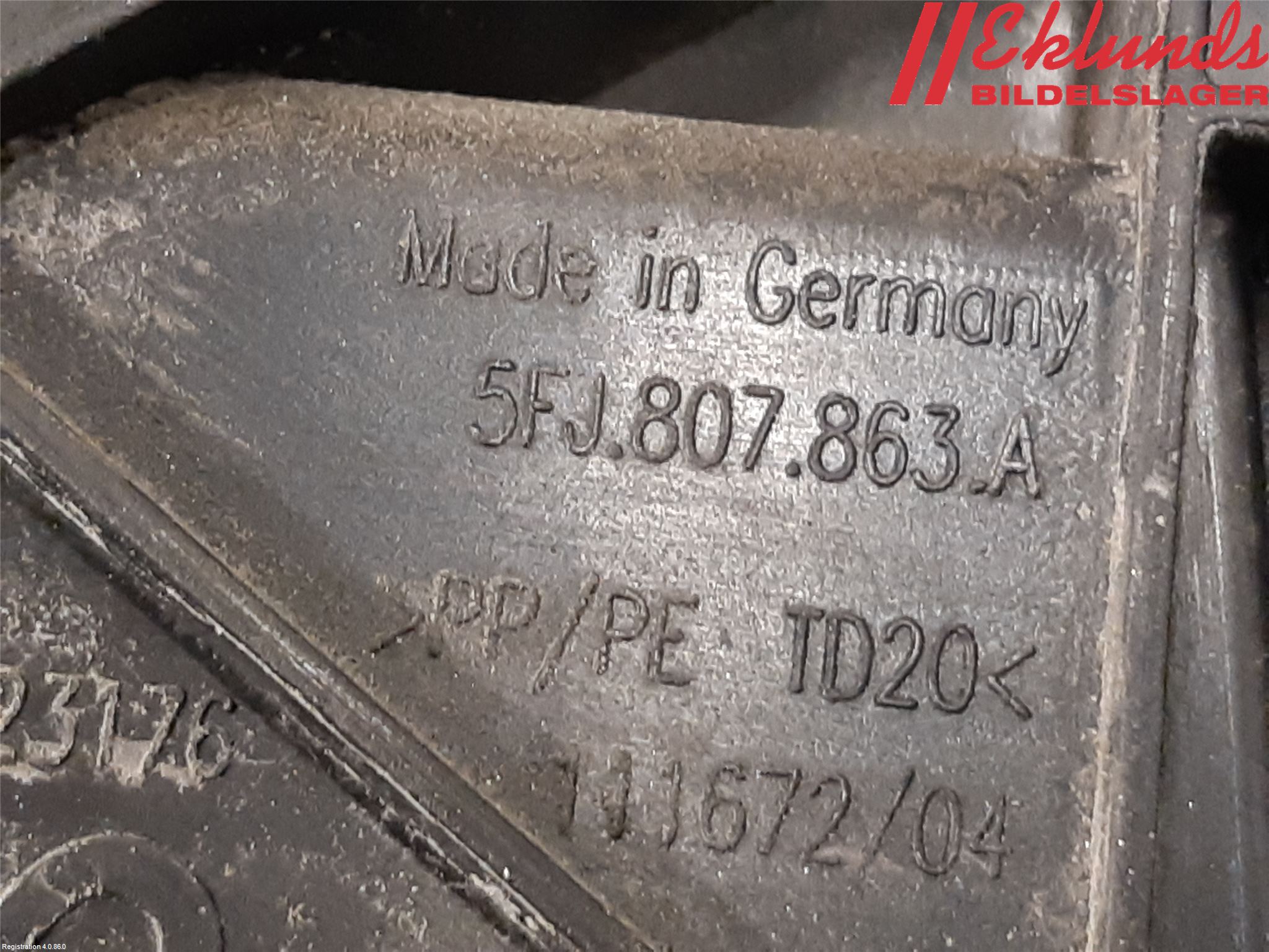 Seat TARRACO 19- Stötfångare Deformelement Bak