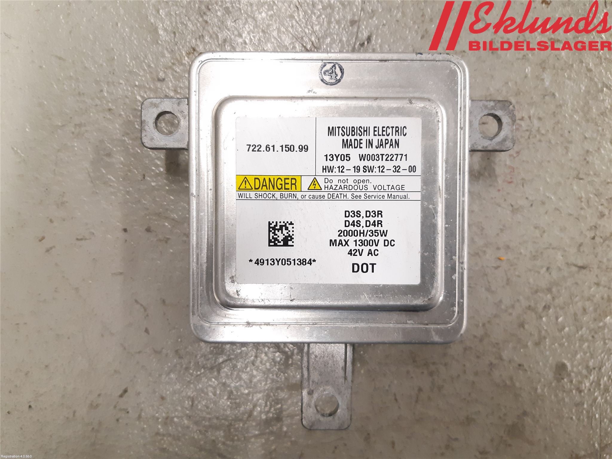 Volvo V40 12-19 Styrenhet Strålkastare