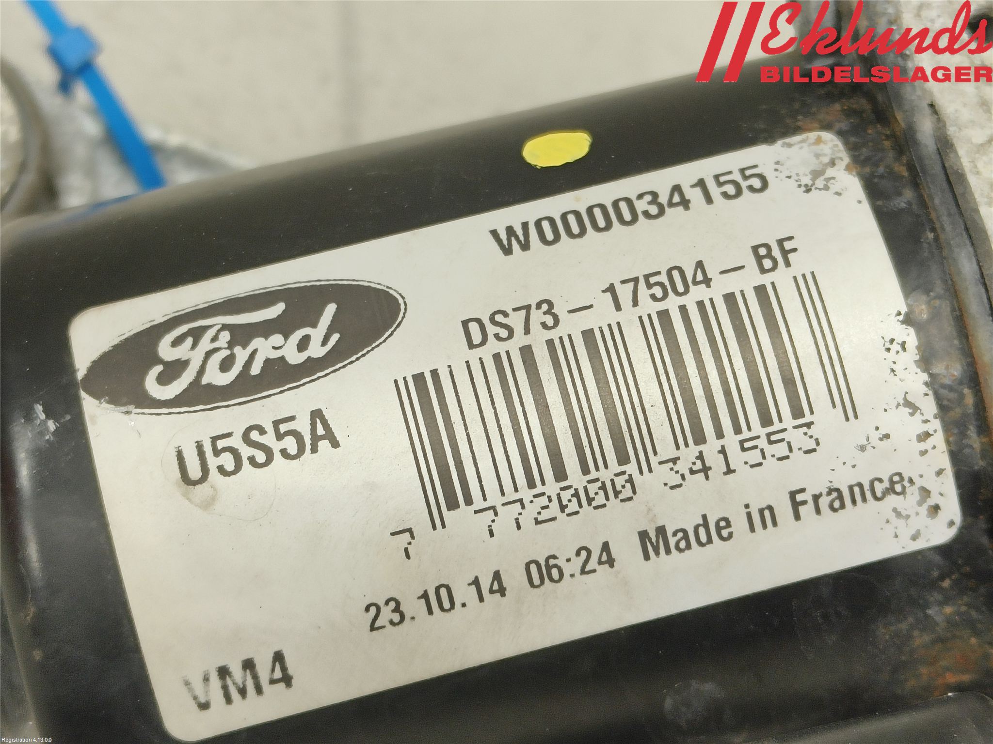 Ford MONDEO 15-22 Torkarmotor Vindruta
