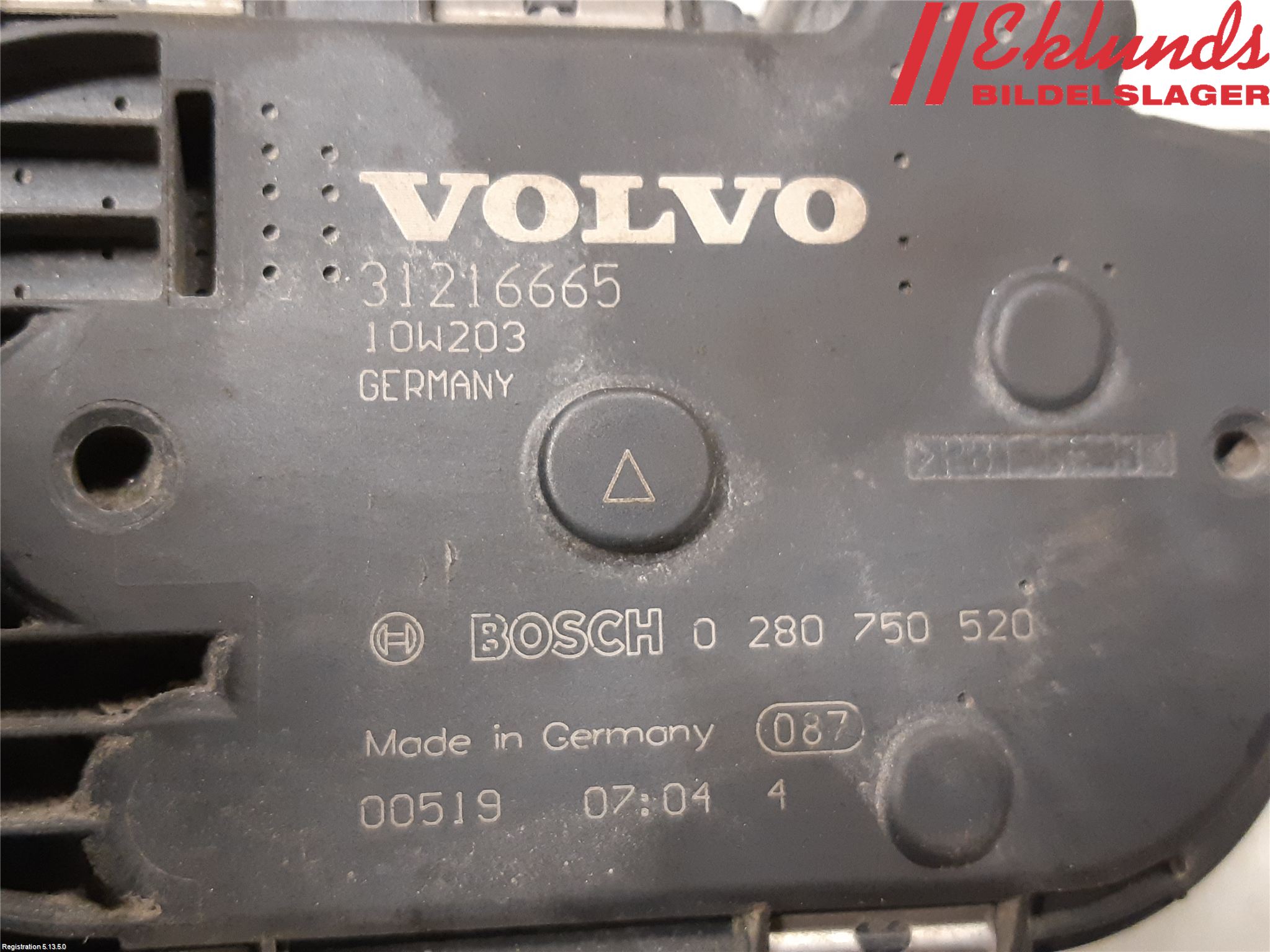 Volvo V70 08-13 Injspjällhus