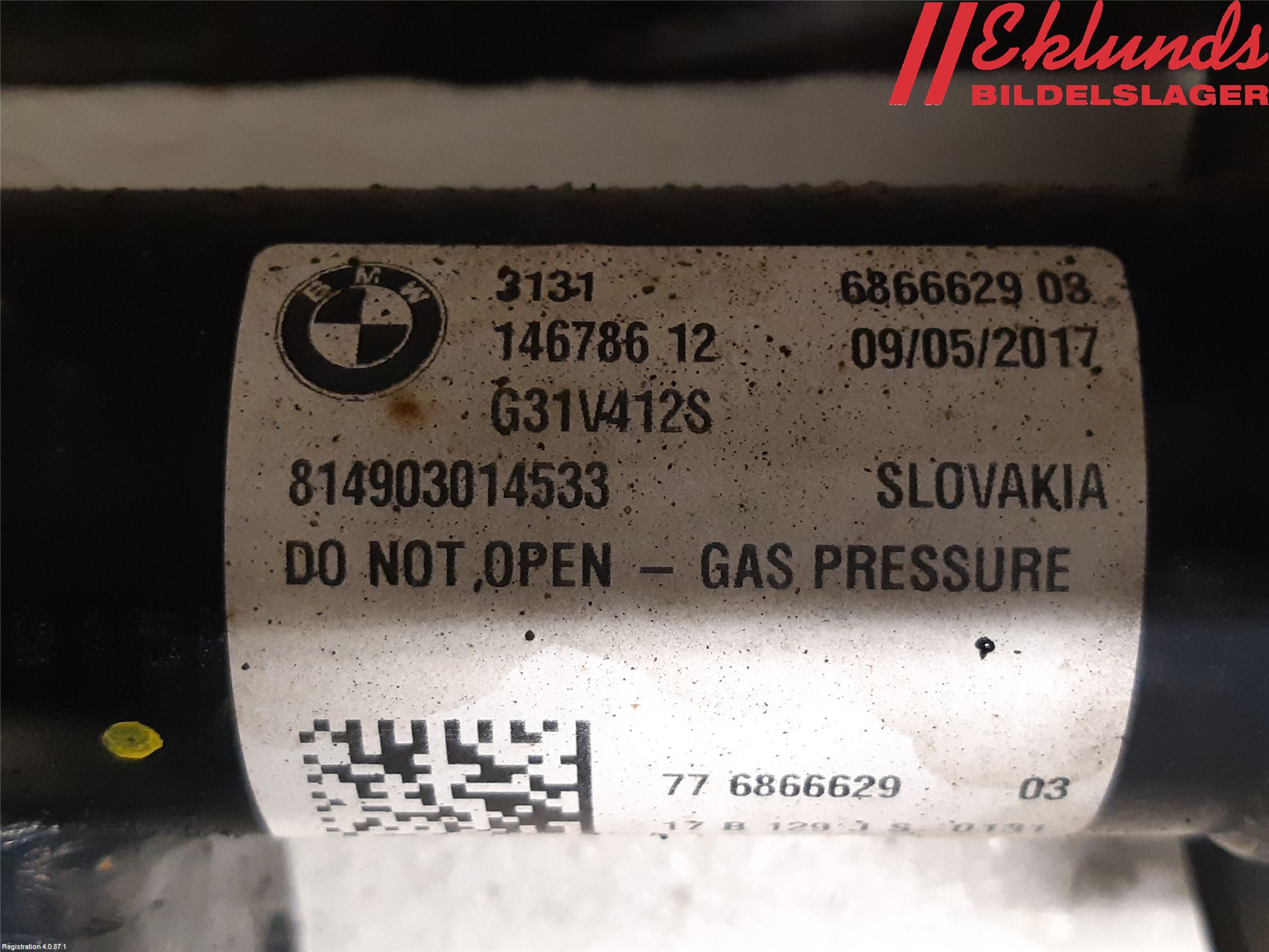 BMW 5 G30/G31/F90 17-23 Fjäderben Fram Vänster